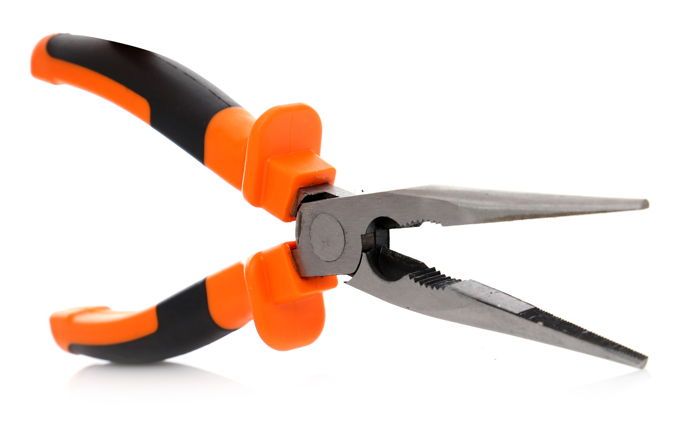 Kraft&Dele KD10806 univerzální dlouhé kleště — protiskluzová rukojeť