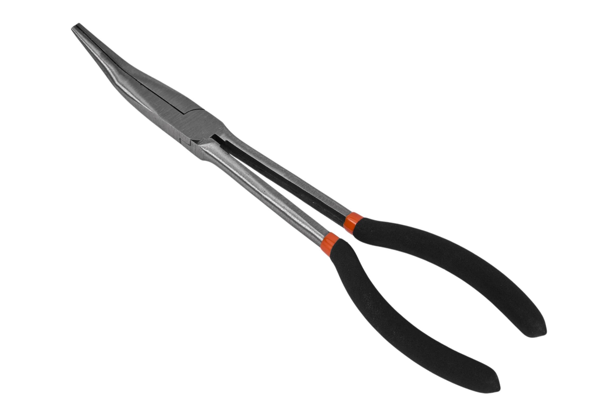 Dlouhé kleště ohnuté 20° KD10815 – ergonomická rukojeť