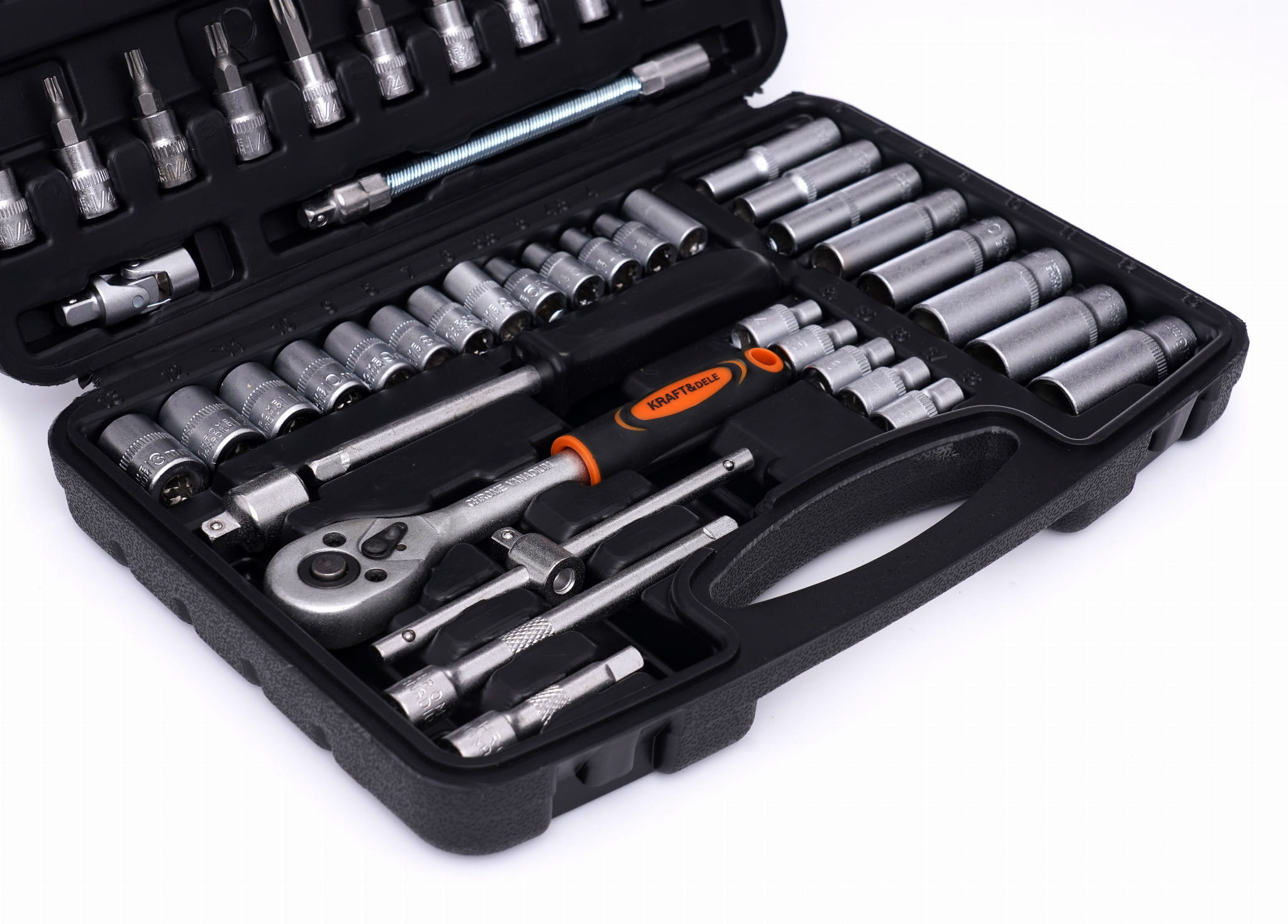 Sada nářadí 56 ks KD10834 – bity TORX a prodloužení