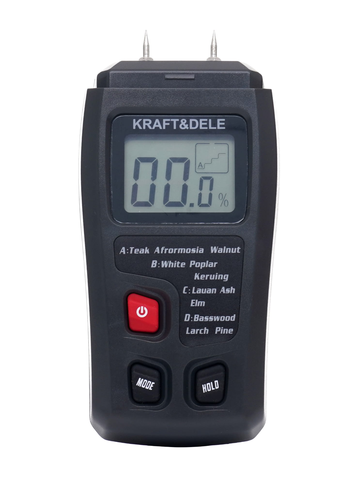 Měřič vlhkosti dřeva KD10888 – LCD displej