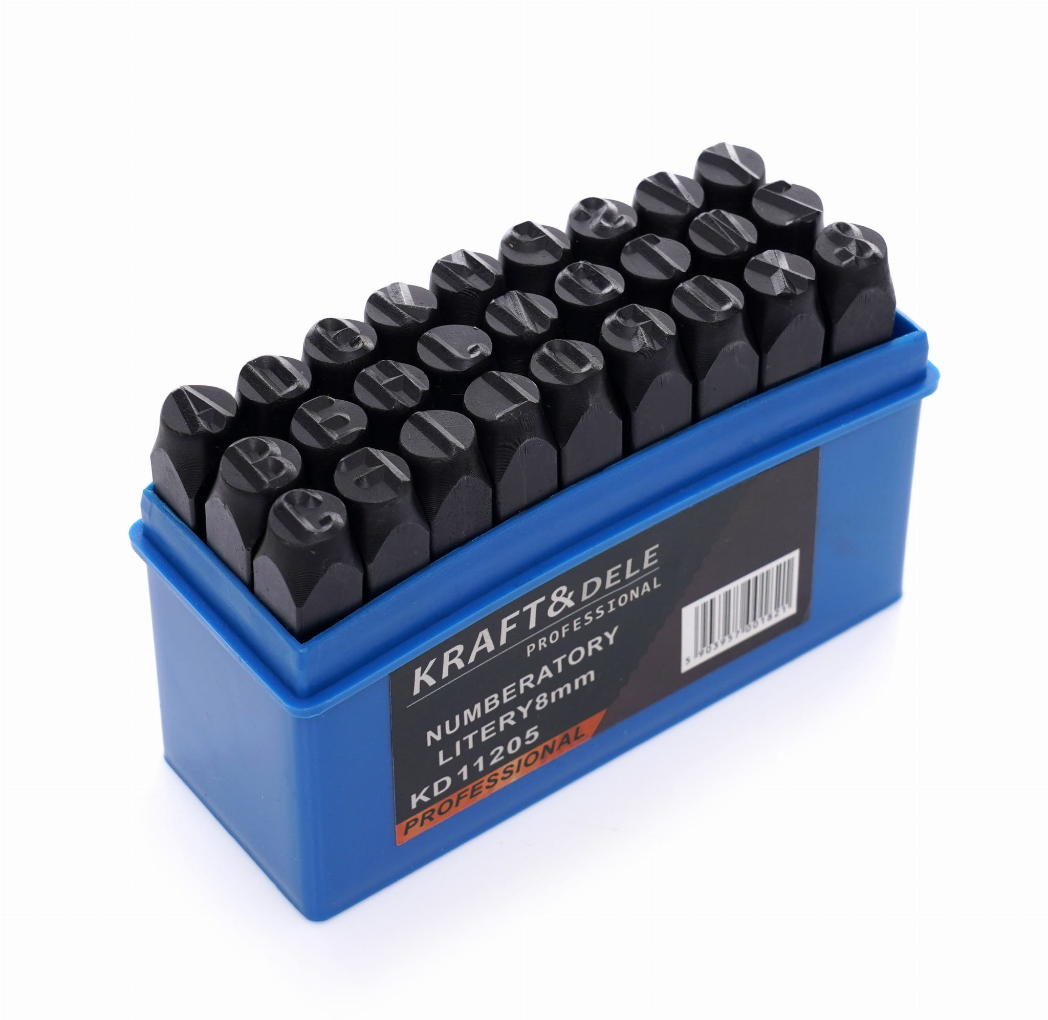 Kraft&Dele KD11205 ruční raznice písmen – celá sada