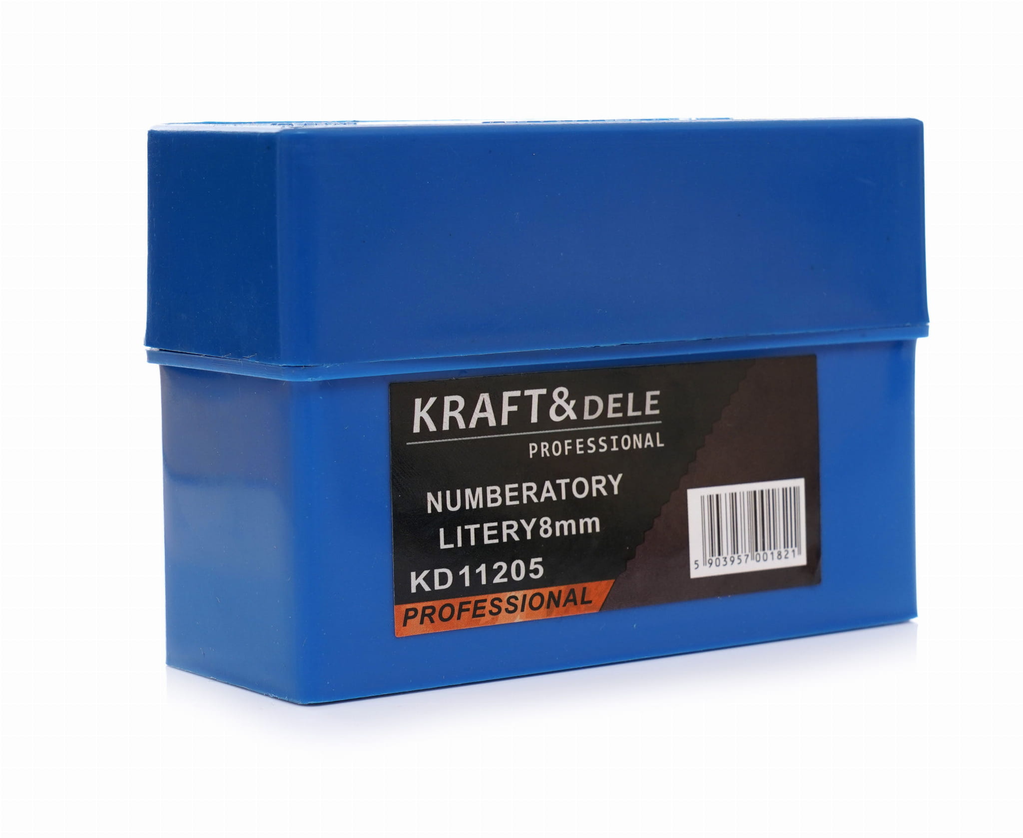 Kraft&Dele KD11205 ruční raznice písmen – detail otisku