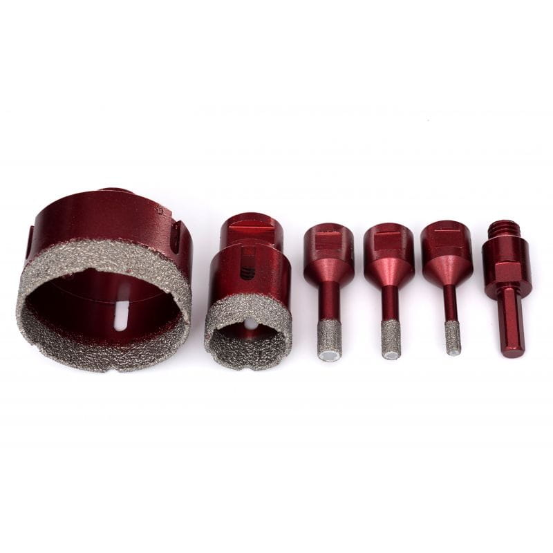 Kraft&Dele KD11219 diamantové vrtáky — upínací závit M14 a adaptér 3/8 HEX
