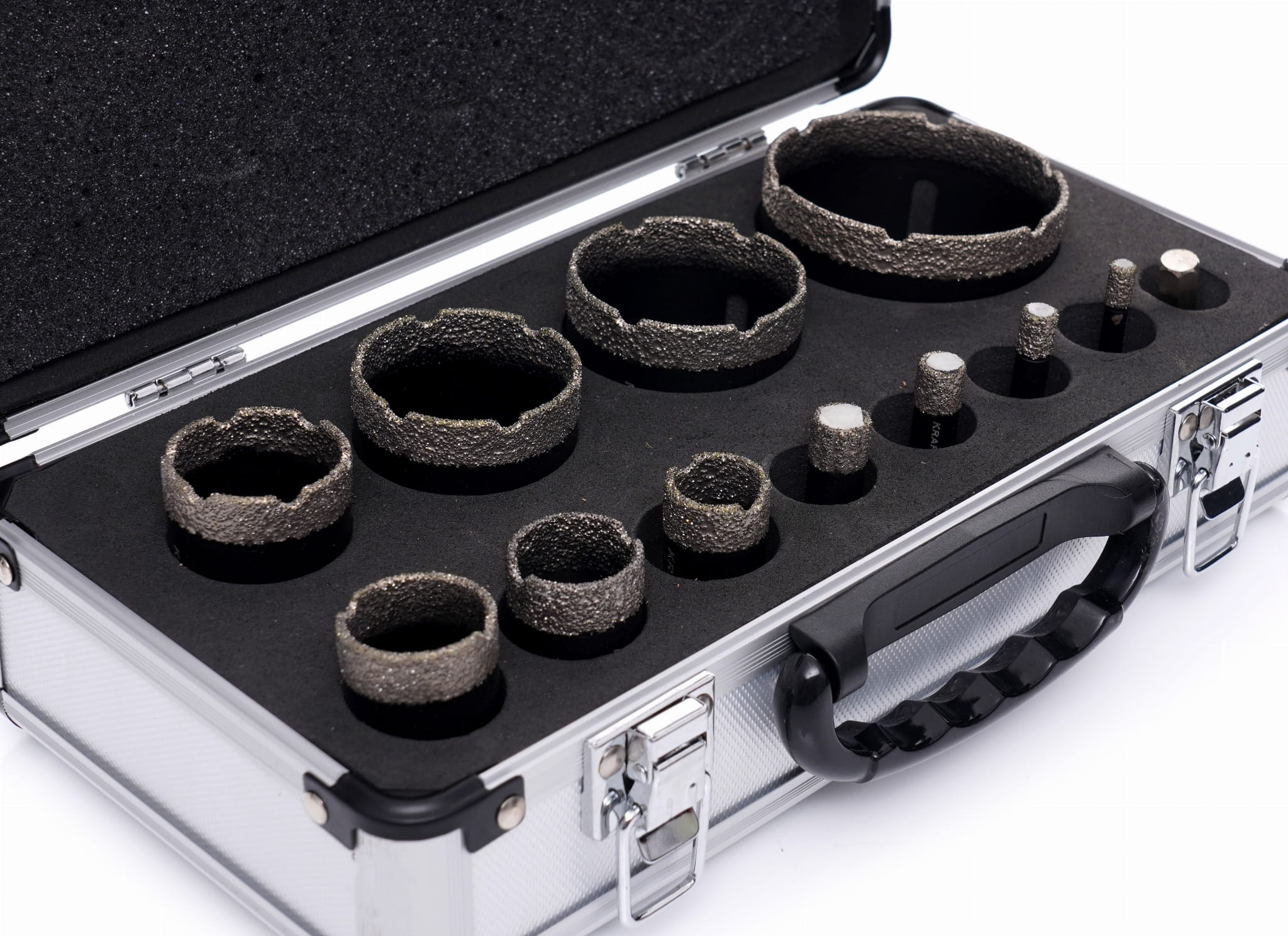 Kraft&Dele KD11227 diamantový korunkový vrták — detail diamantového břitu