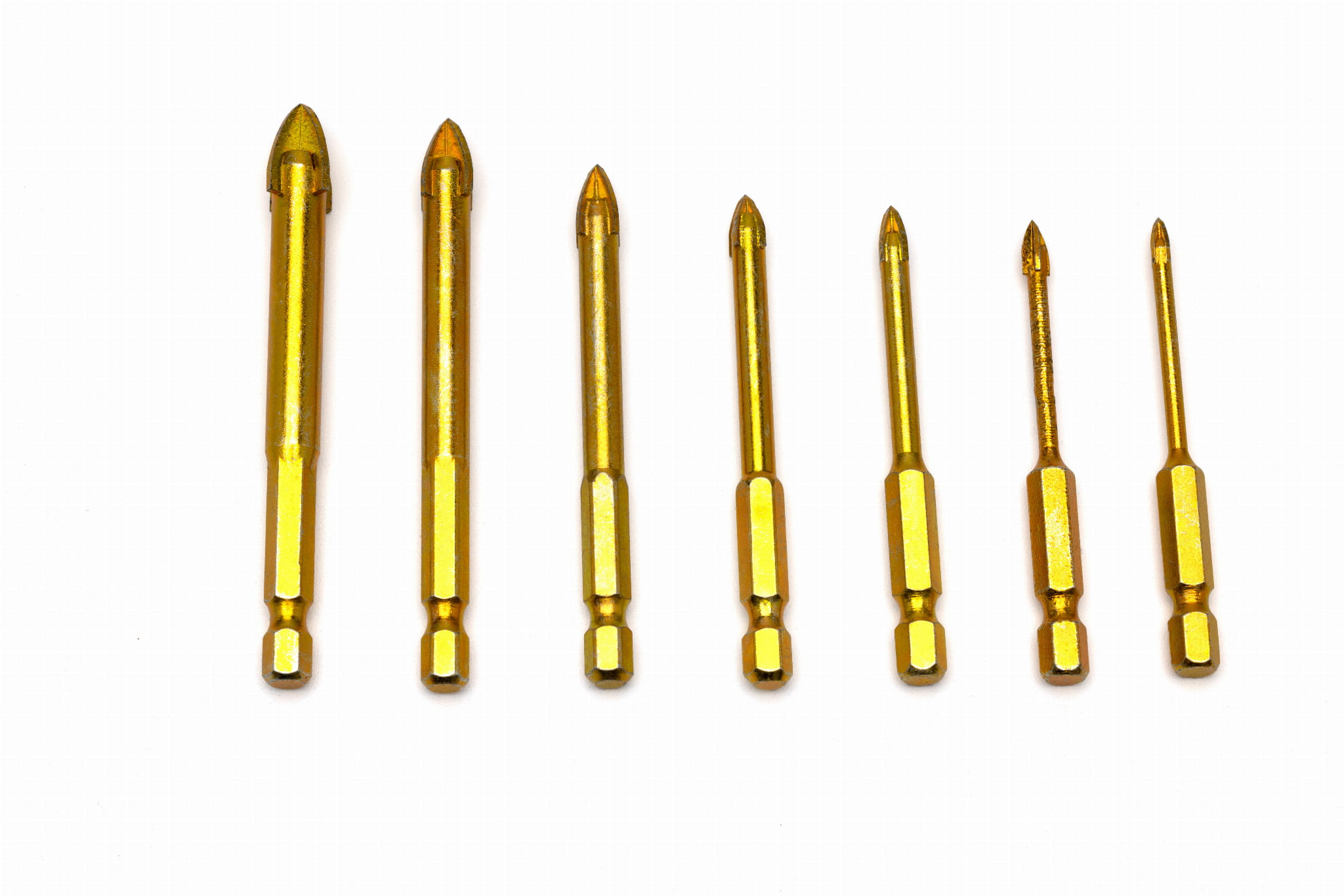 Vrtáky do skla KD11250 — stopka HEX 1/4 palce