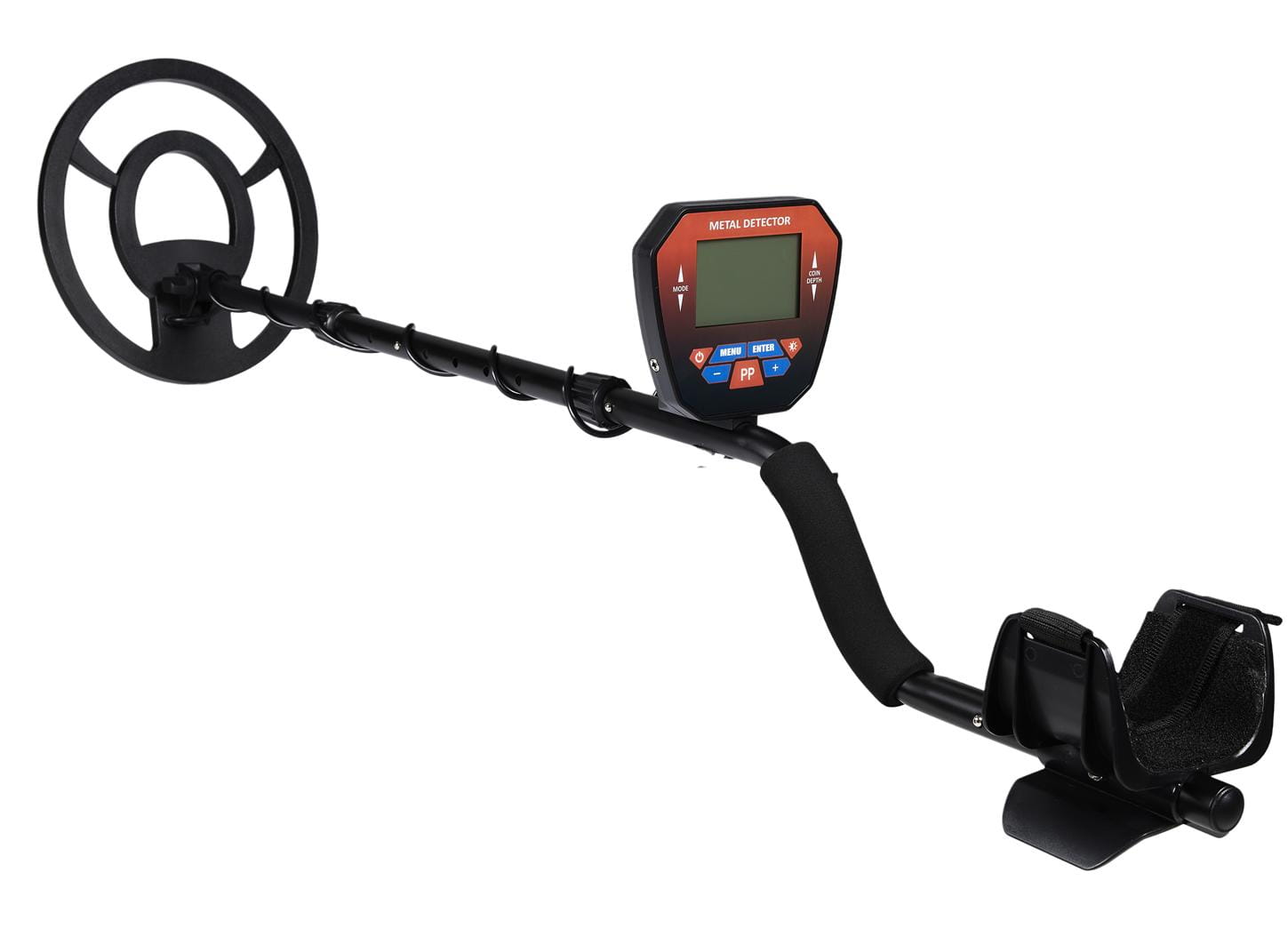 Kovový detektor KD11255 – LCD displej a ovládací panel