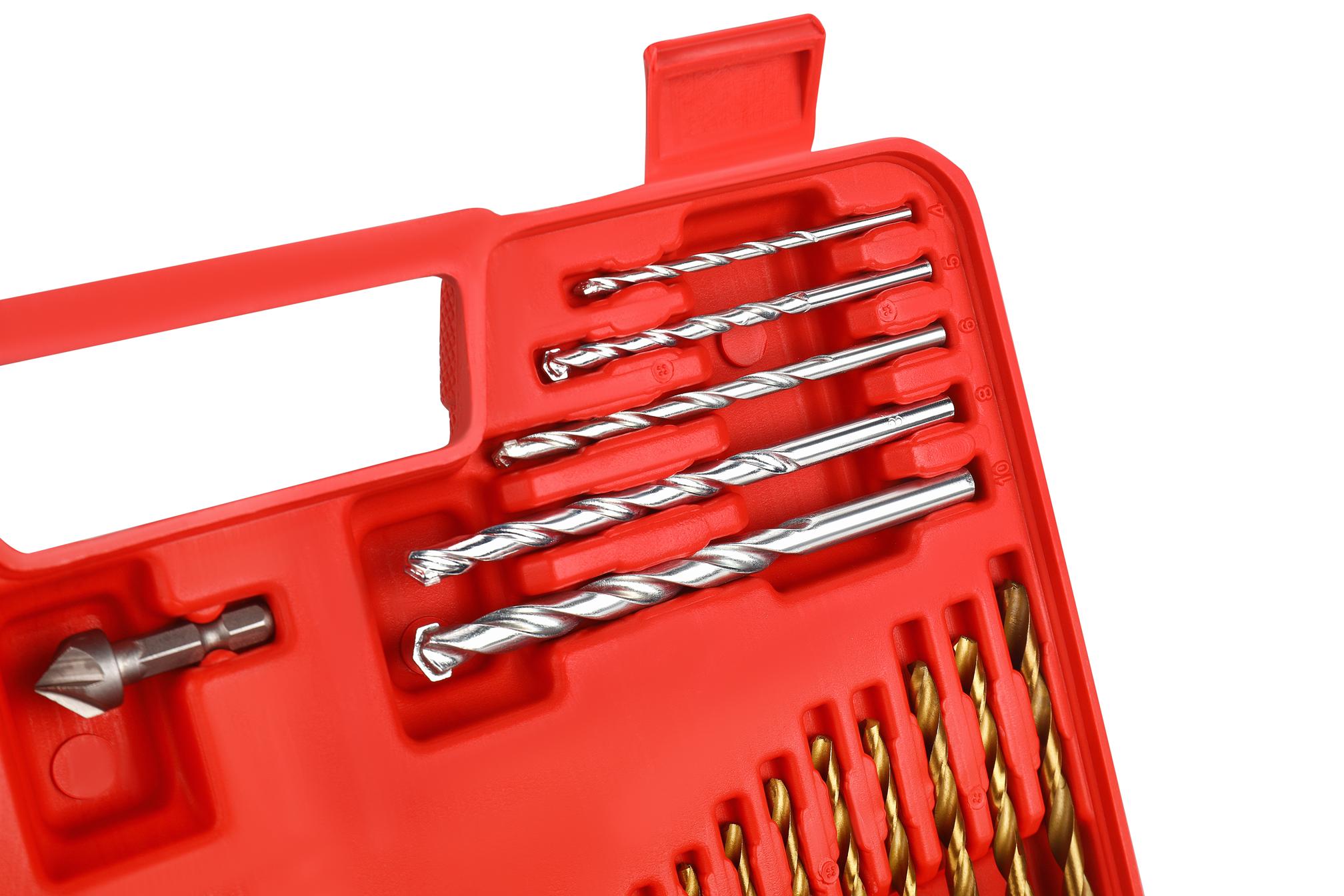 Kraft&Dele KD11298 – vrtáky do zdiva a plastový kufřík s organizérem