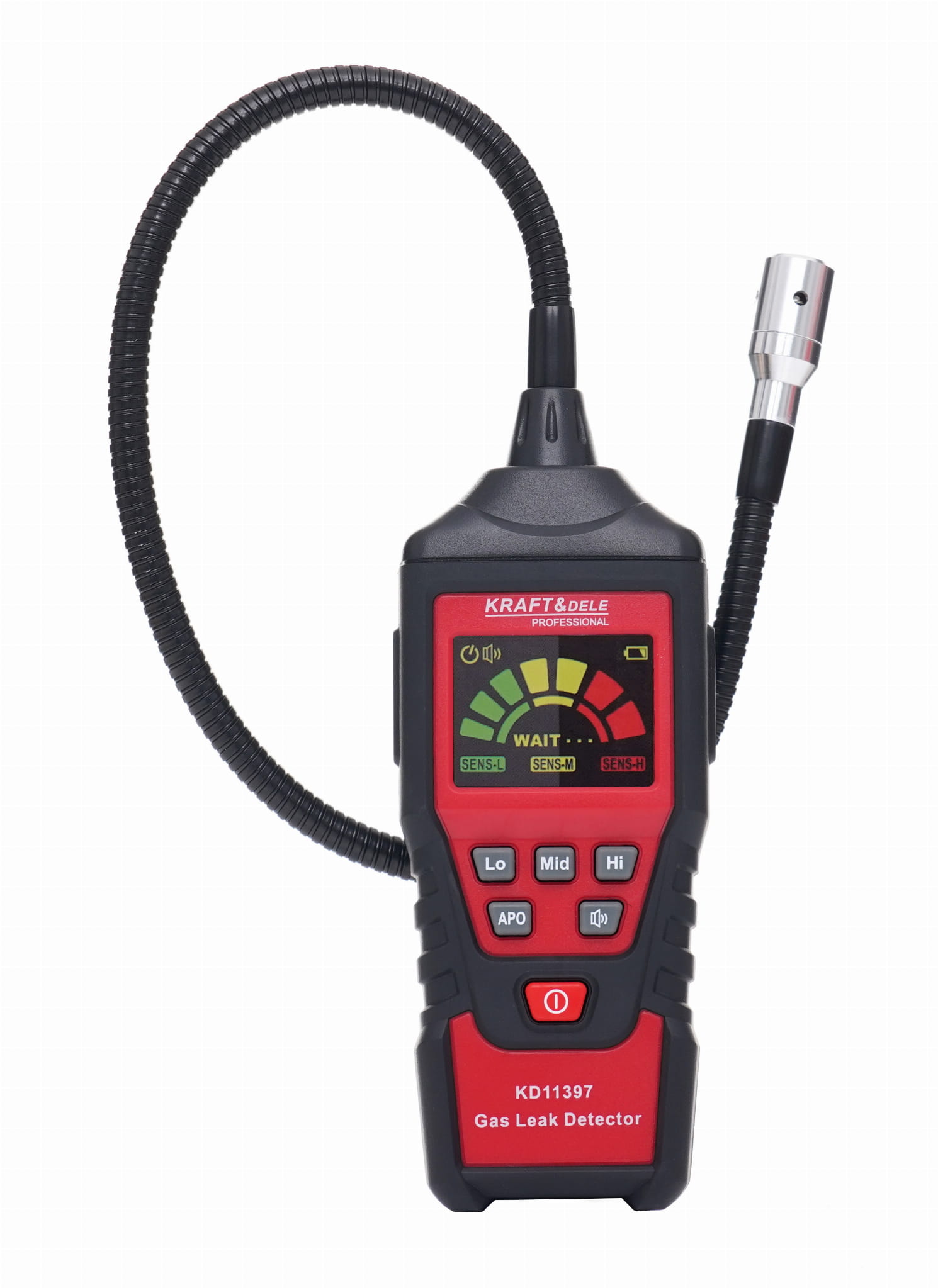 Kraft&Dele KD11397 detektor plynu – celkový pohled