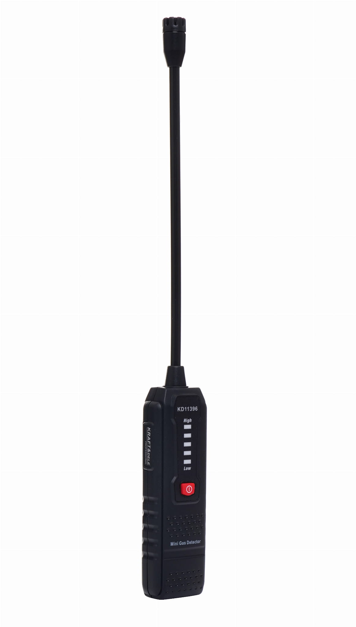 Detektor plynu KD11396 – displej a ovládání