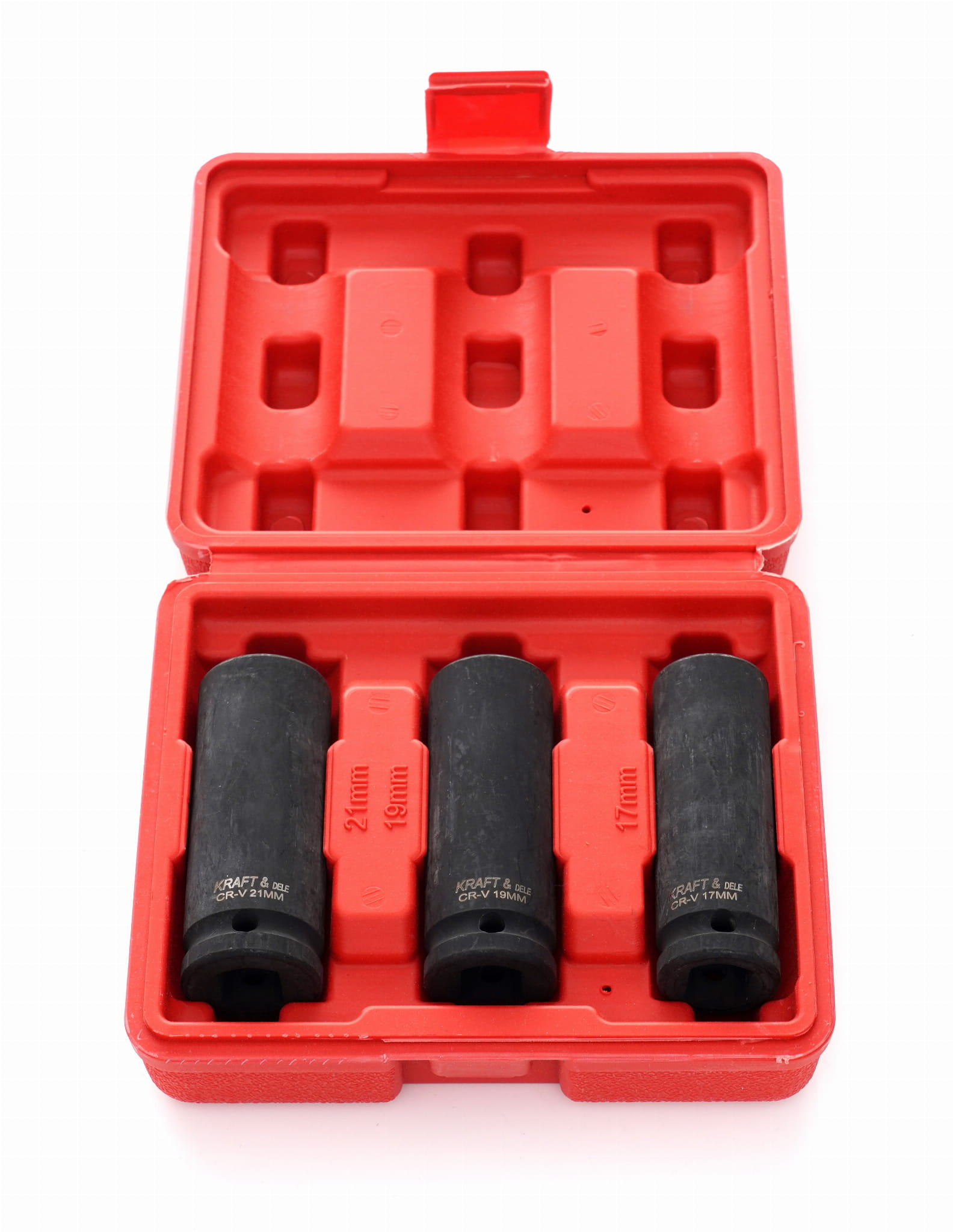 Kraft-Dele KD11750 nárazové nástavce — detail šestihranného profilu