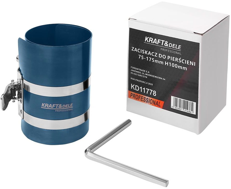 Kraft&Dele KD11778 sťahovák pojistných kroužků 75–175 mm – pohled na celý nástroj
