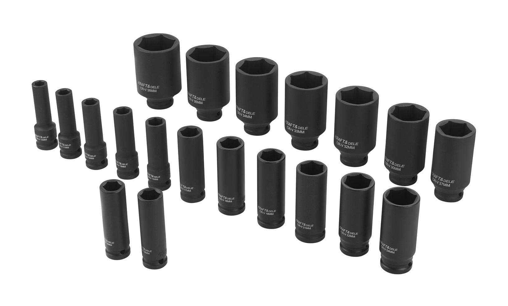 Sada nástavců KD11794 – detail HEX profilu