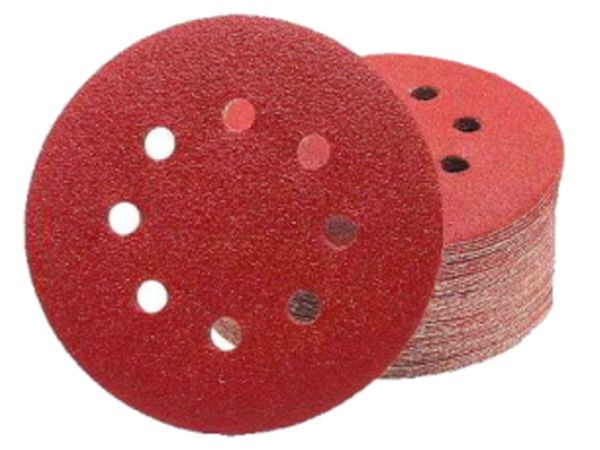 Brusný papír kotouč 125 mm se suchým zipem KD11810 – celkový pohled na balení