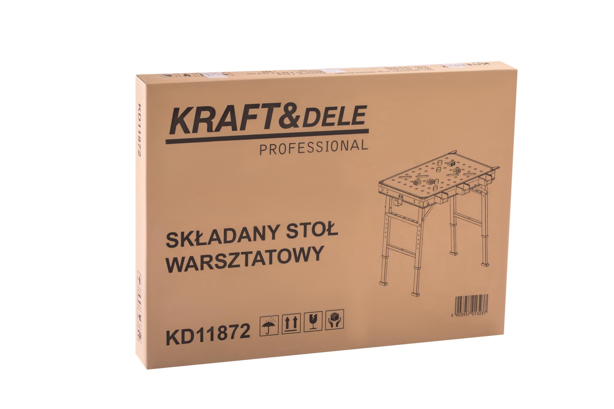 Multifunkční pracovní a montážní stůl KD11872 – pracovní plocha