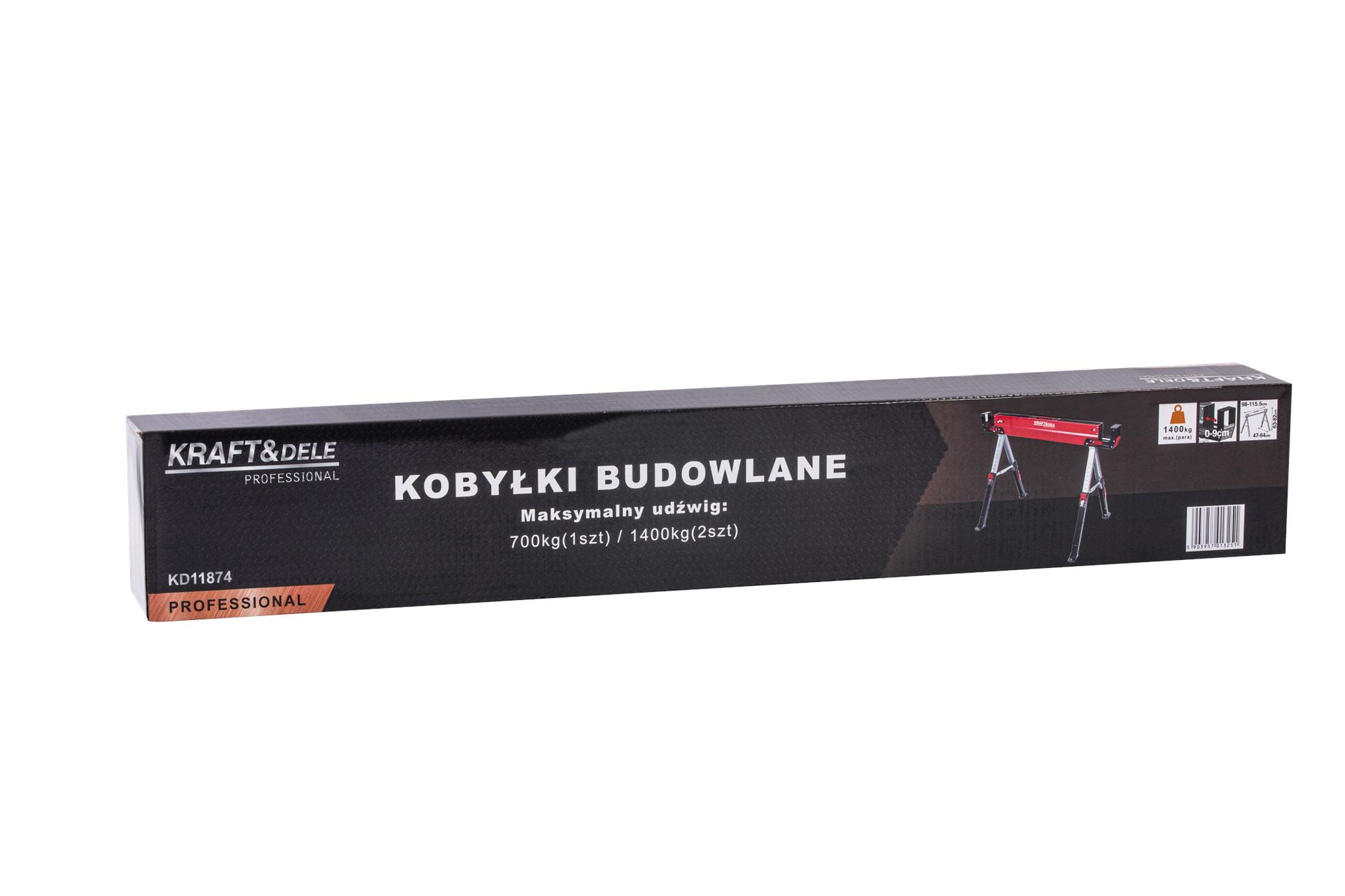 Kraft&Dele KD11874 dílenský koník – nastavení výšky