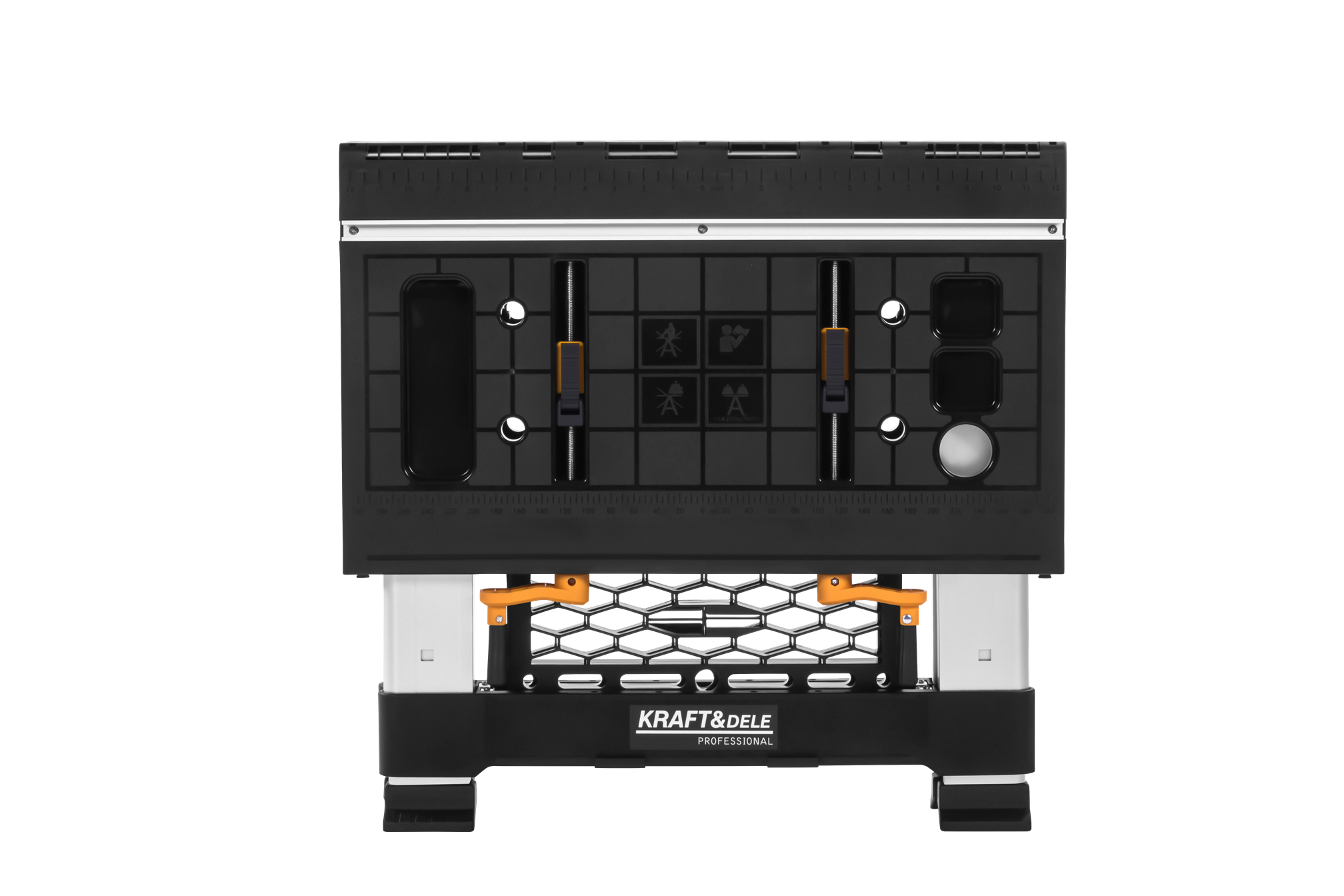 Skládací pracovní stůl KD11870 – ocelové nohy detail