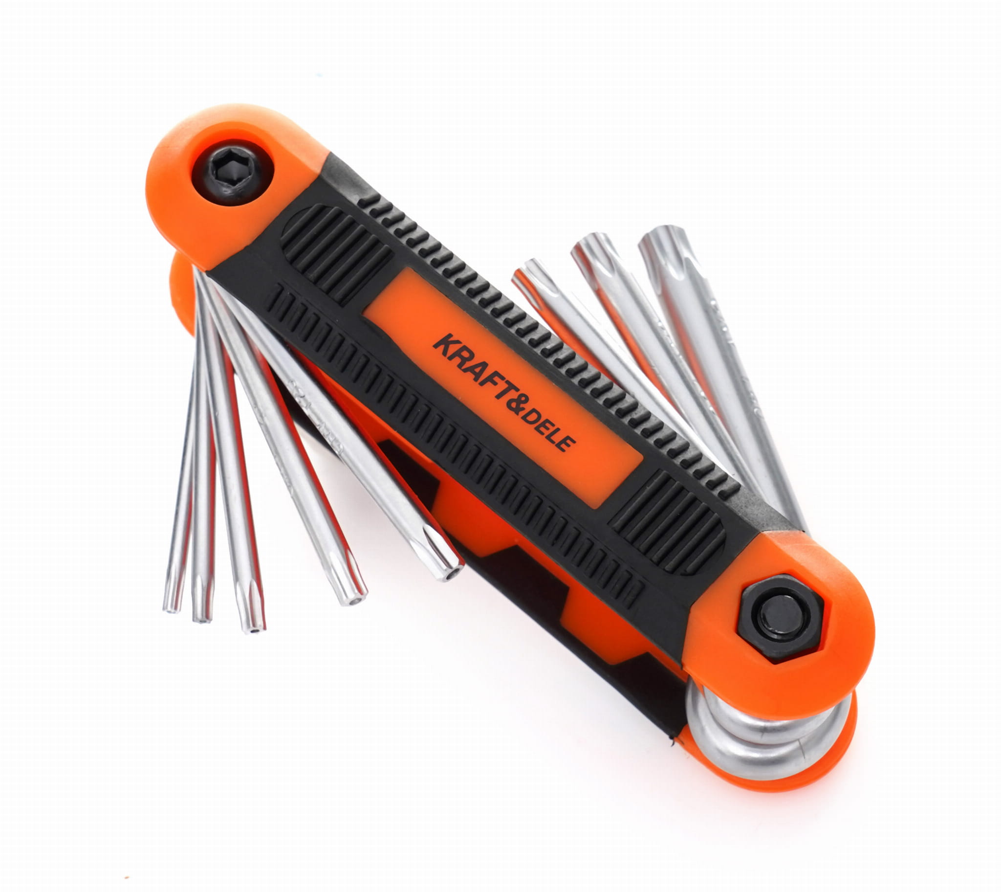 Kraft&Dele KD11935 skladací klíče TORX — skládací rukojeť detail