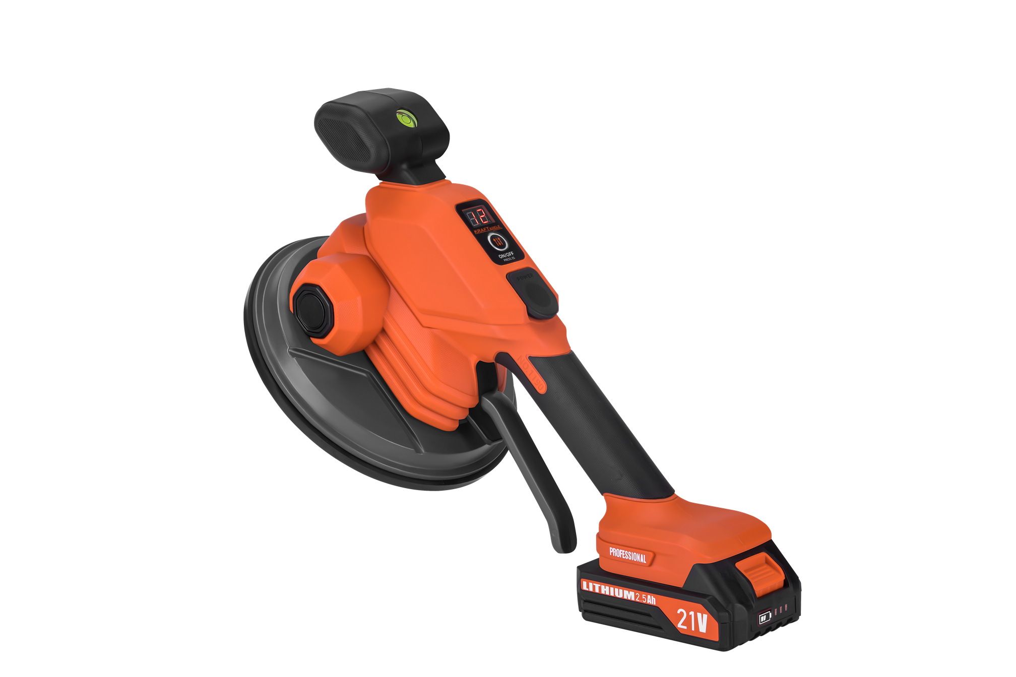 Vibrační akumulátorová přisávka 190 mm KD11967 – celkový pohled