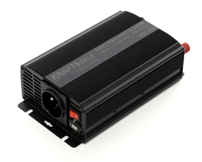 Automatický měnič napětí 350 W Kraft&Dele KD1251 — celkový pohled