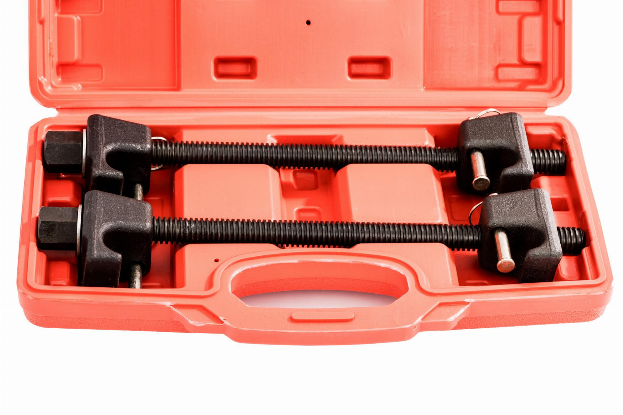 Stahovač pružin s pojistkou 260 mm KD12523 – detail pojistky