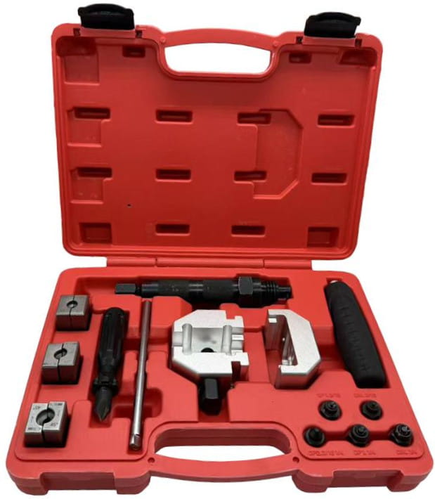 Hydraulická lis na brzdové hadice KD12525 – celkový pohled