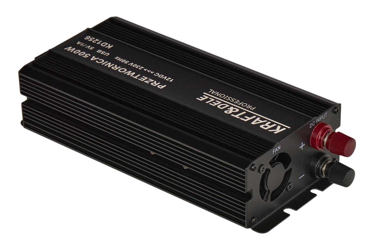 Menič napätia 12 V na 230 V, 500/1000 W, Kraft&Dele KD1256 7