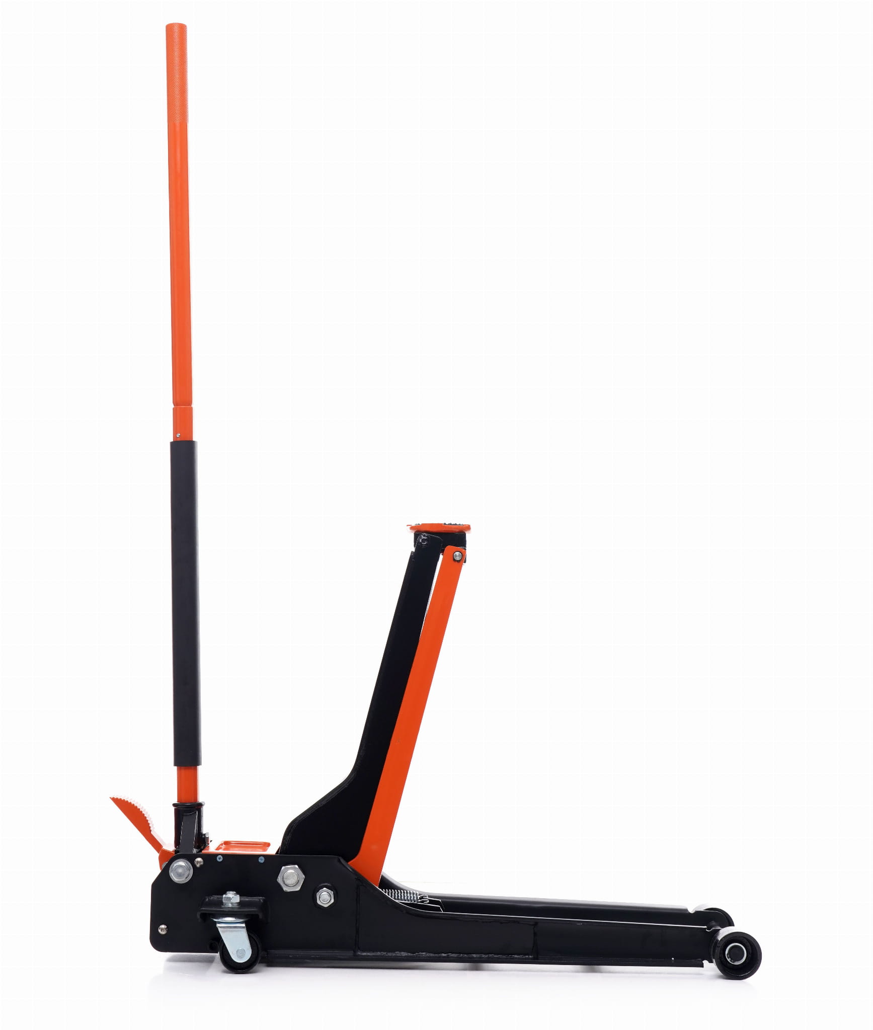 Nízkoprofilový zvedák KD1310 – zvednutý pod vozidlem
