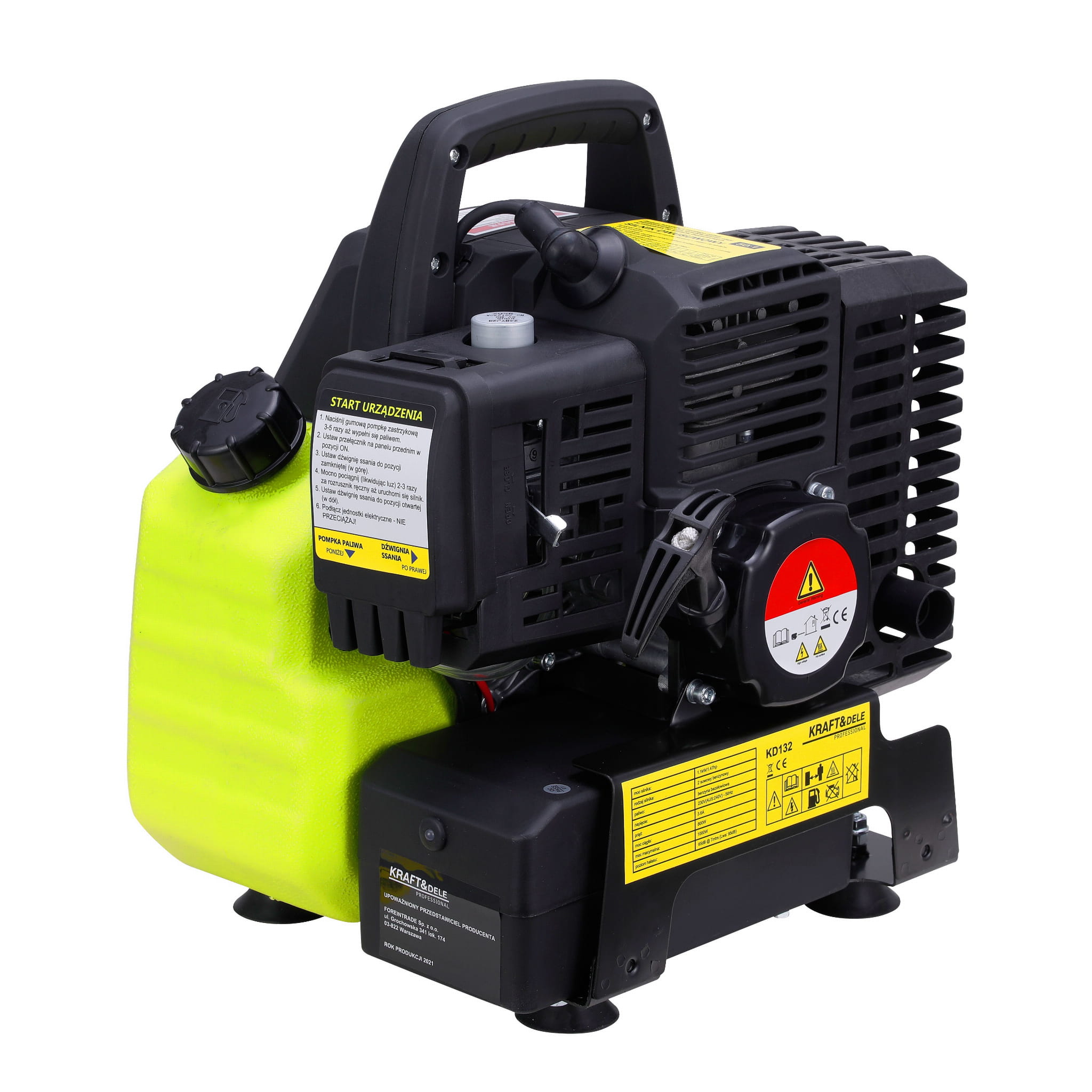 Invertorový generátor 1 kW KD132 – ovládací panel
