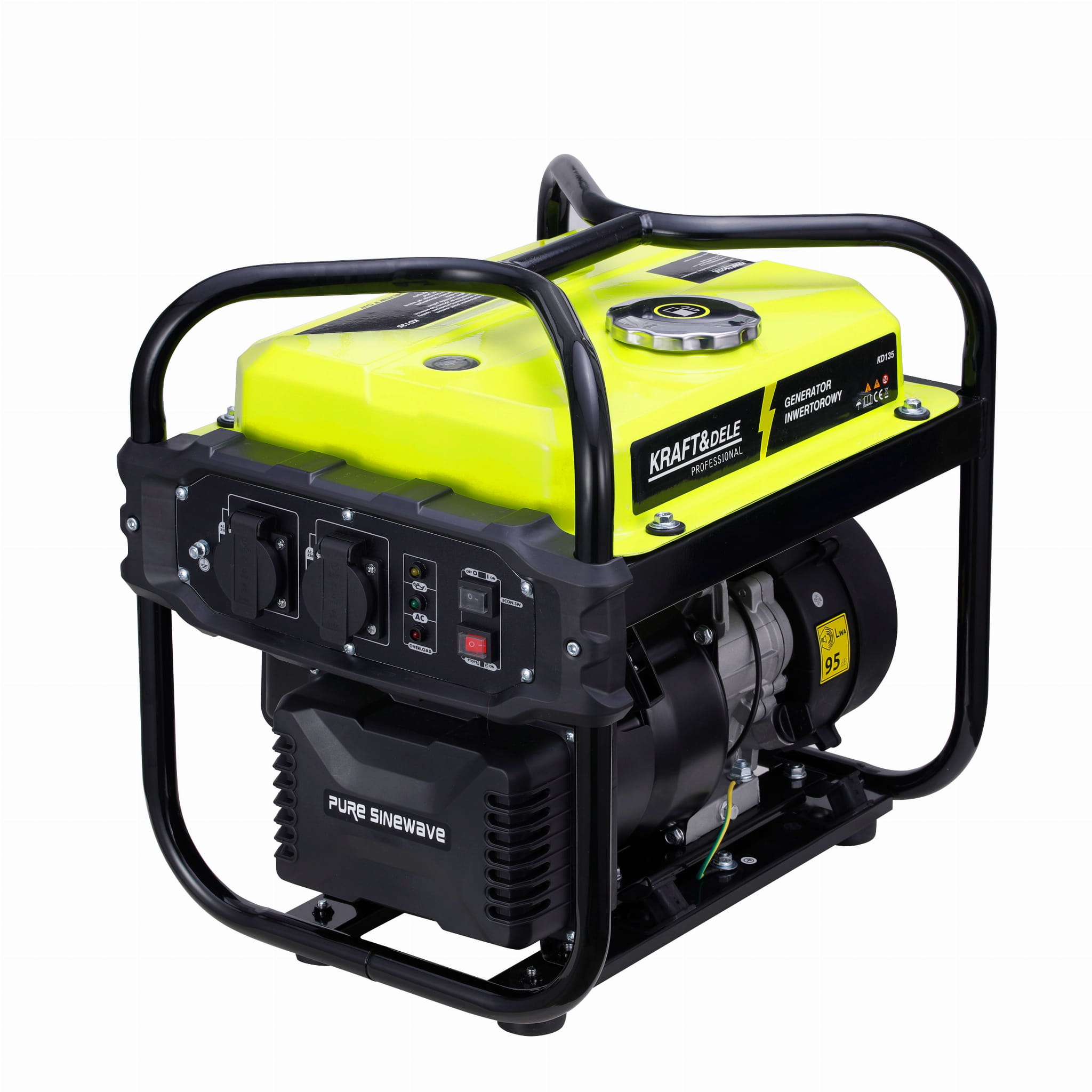 Invertorový generátor 2 kW KD135 – celkový pohled