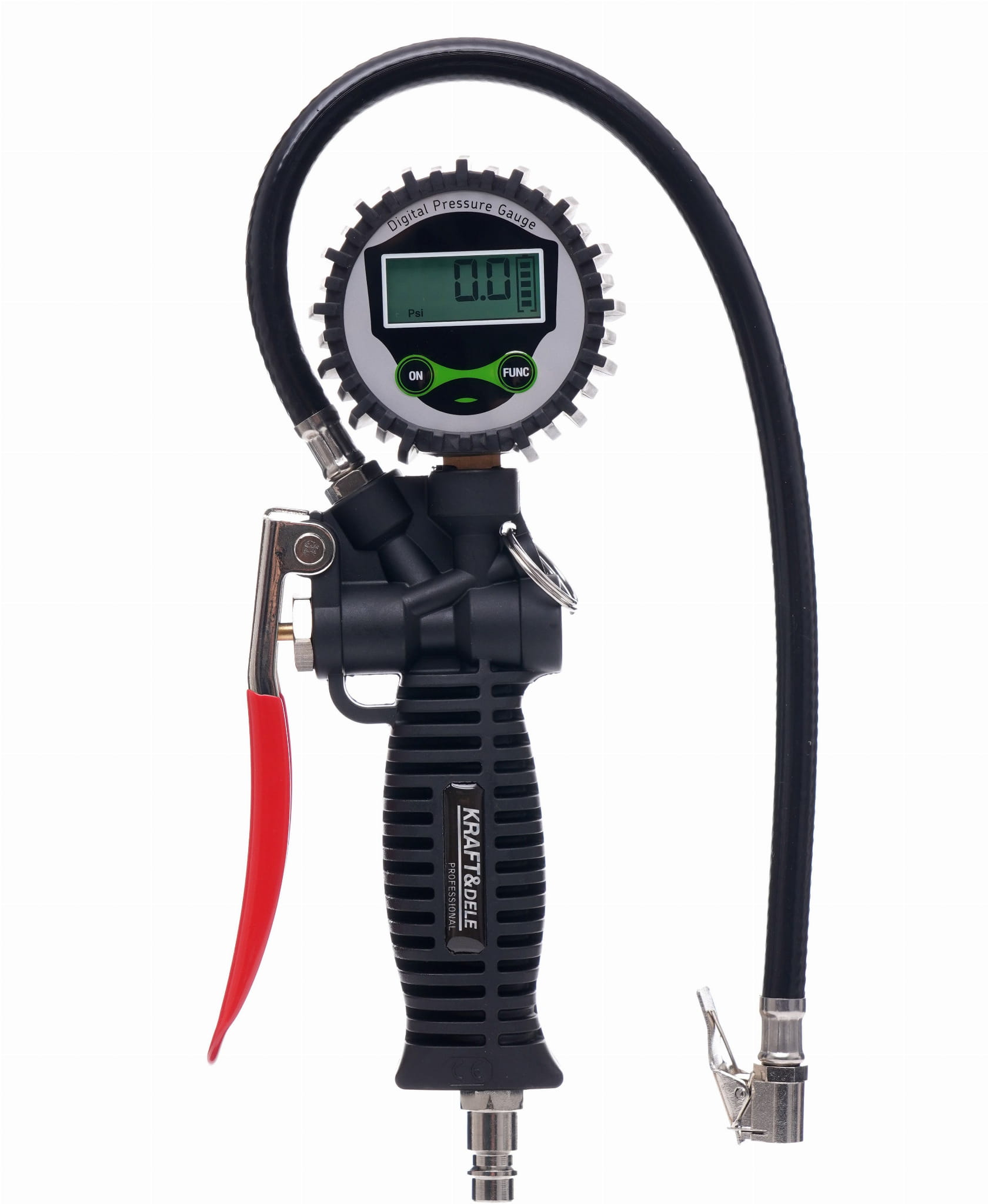 Kraft&Dele KD1366 pumpa s LCD manometrem — celkový pohled