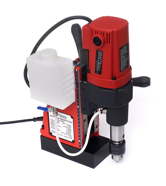 Magnetická vrtačka Kraft&Dele KD1381 — konstrukční detail