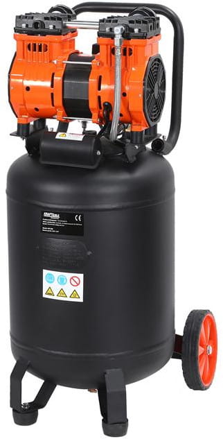 Bezolejový kompresor KD1388 – detail vzdušníku 50 litrů