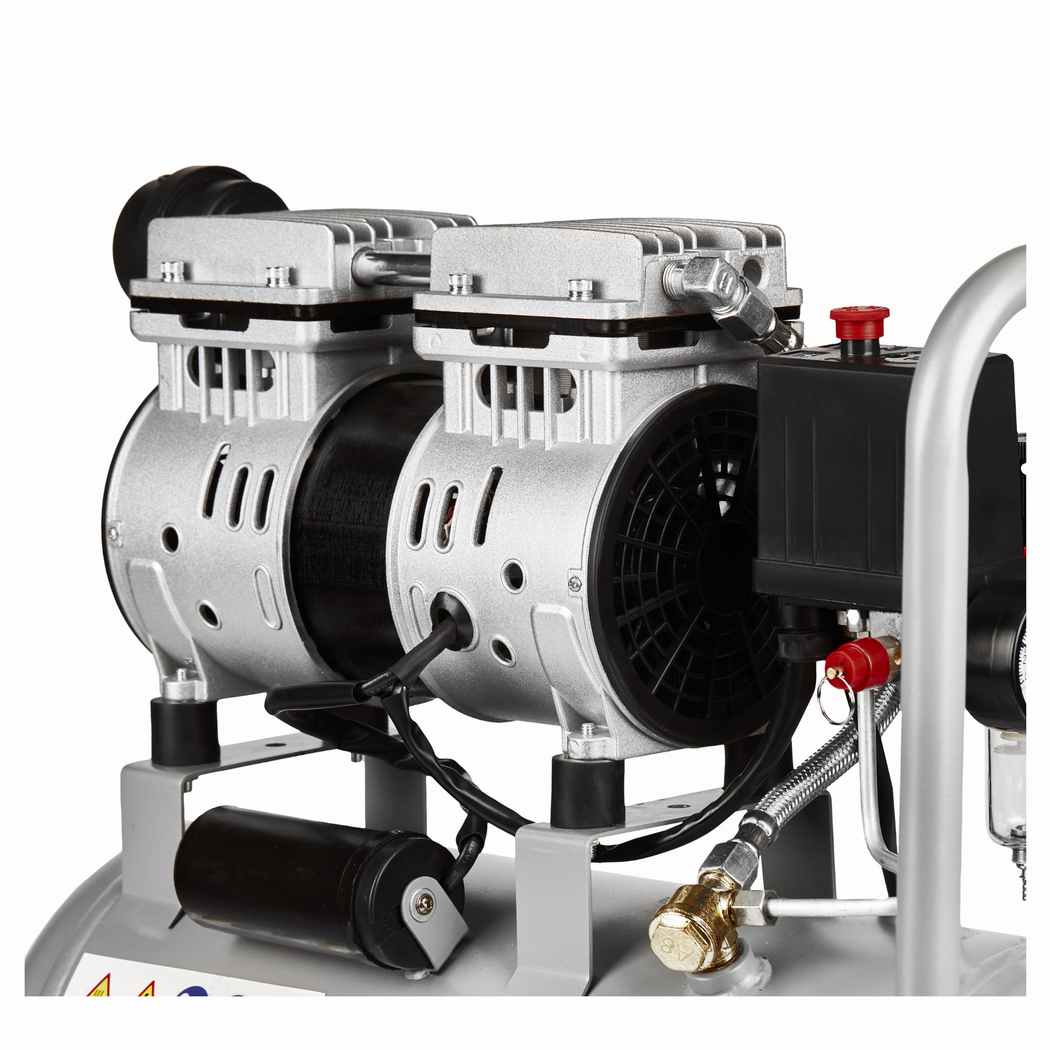 Bezolejový kompresor 24l KD1395 – detail vzdušníku