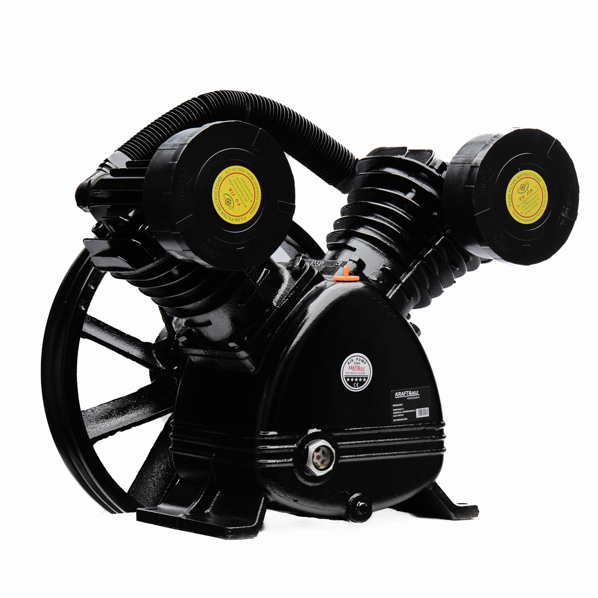 Kraft-Dele KD1404 kompresor 4 kW – celkový pohled