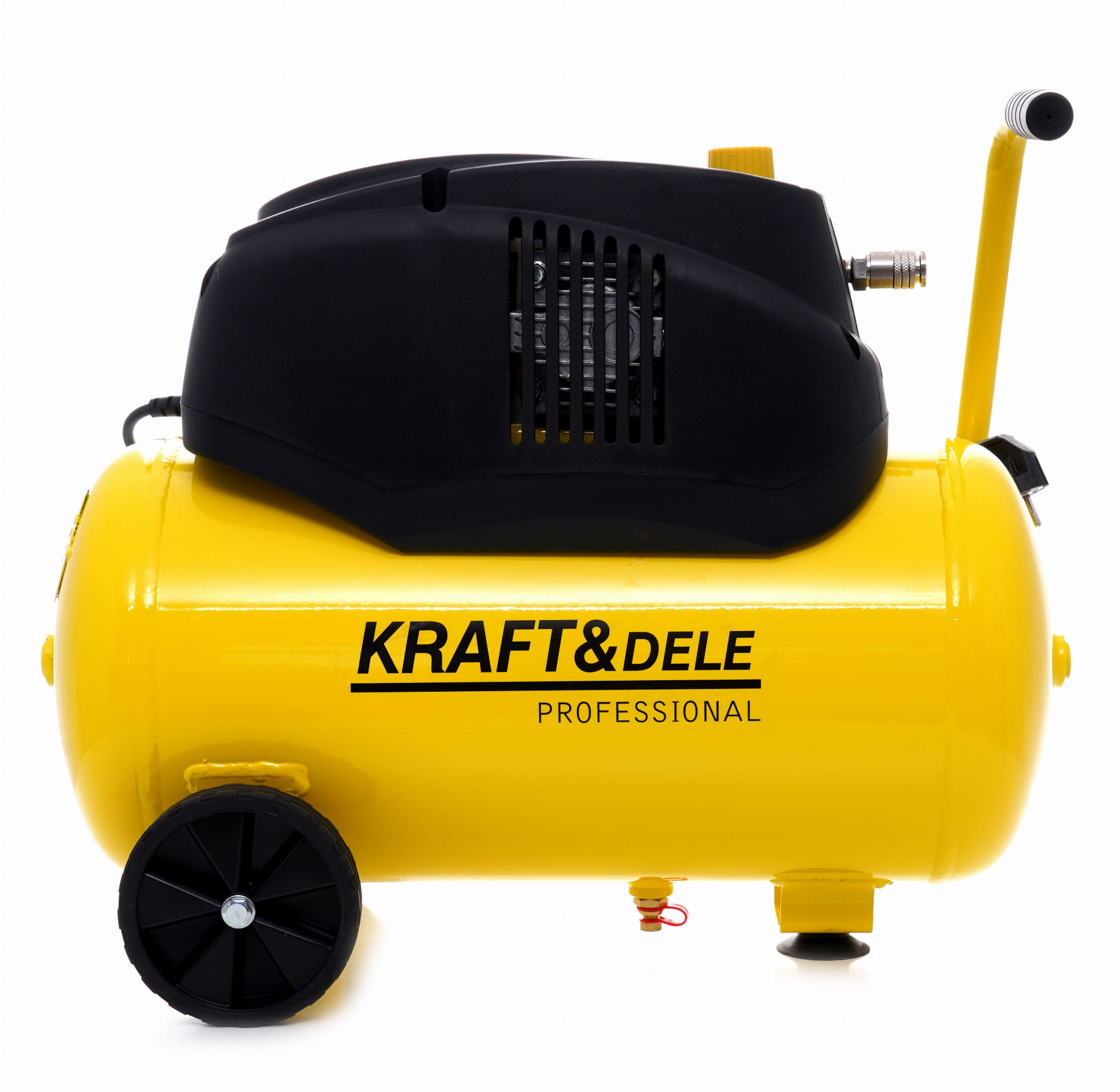 Bezolejový kompresor KD1416 – manometr a ventily