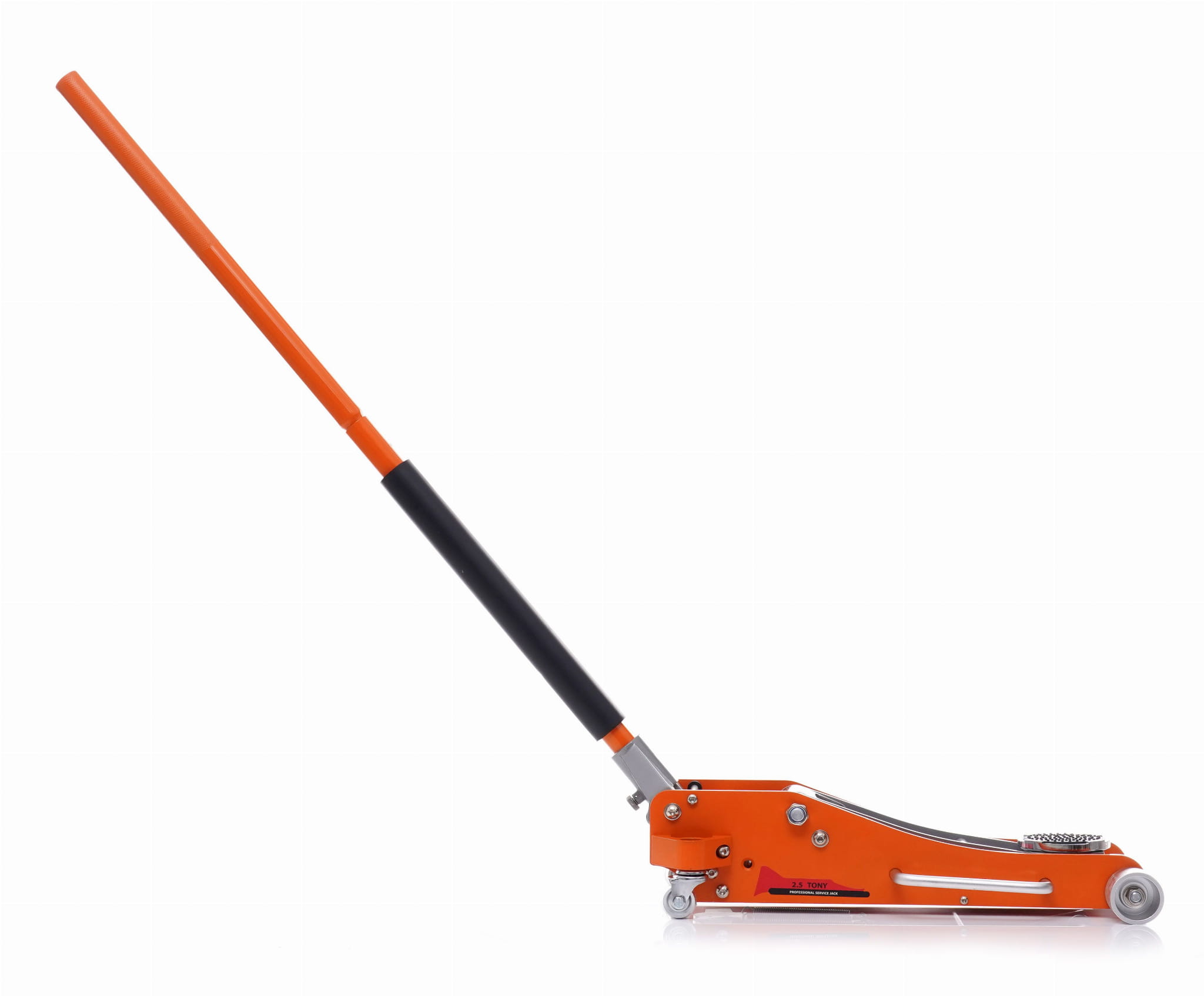 Nízkoprofilový hydraulický zvedák KD1376 – gumové podložky a základna