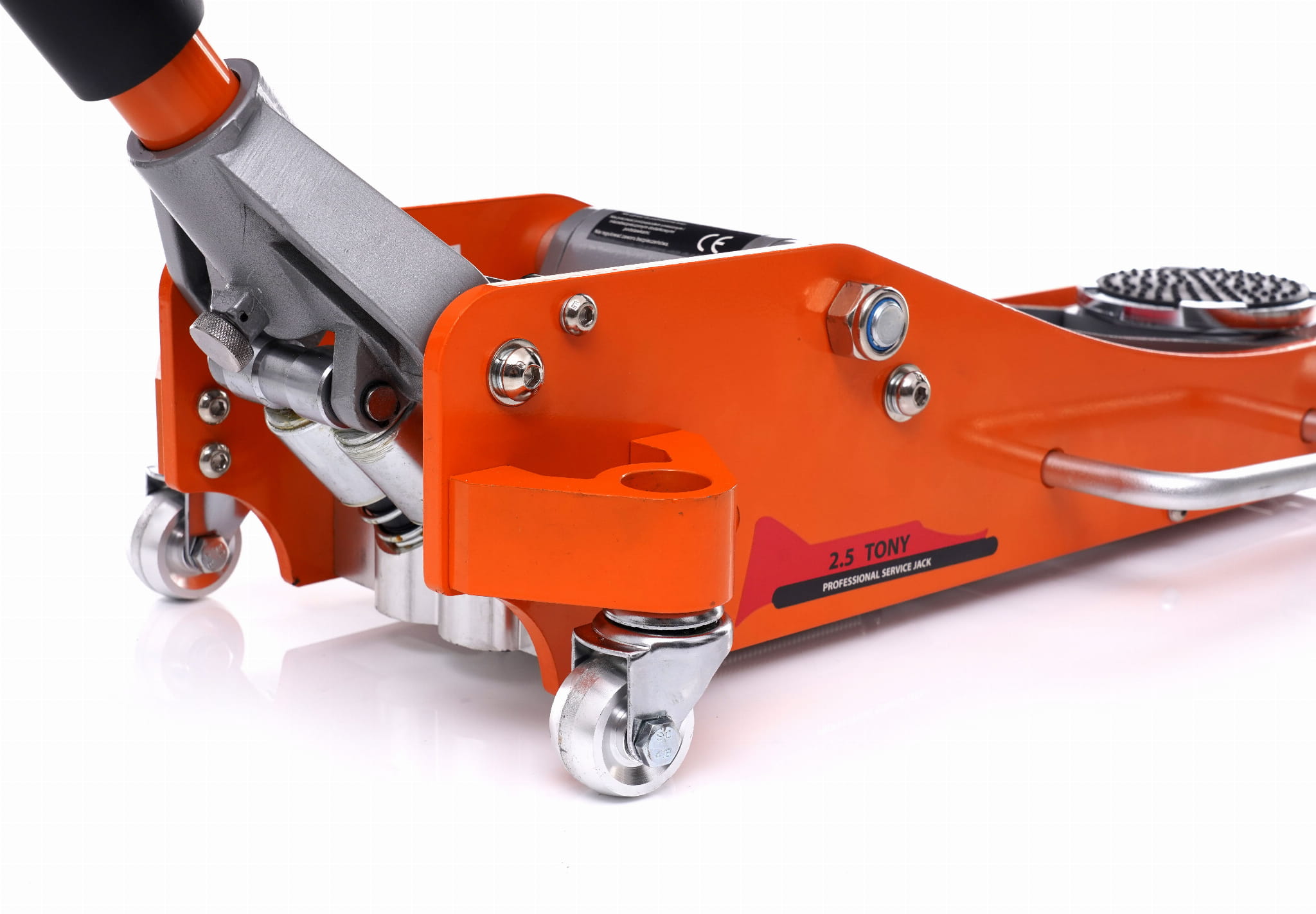 Nízkoprofilový hydraulický zvedák KD1376 – detail ovládací páky