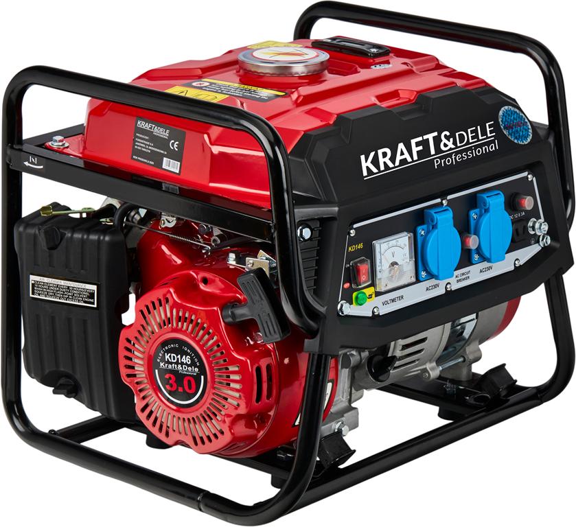 Generátor 1500 W KD146 – výstupní panely 12 V a 230 V
