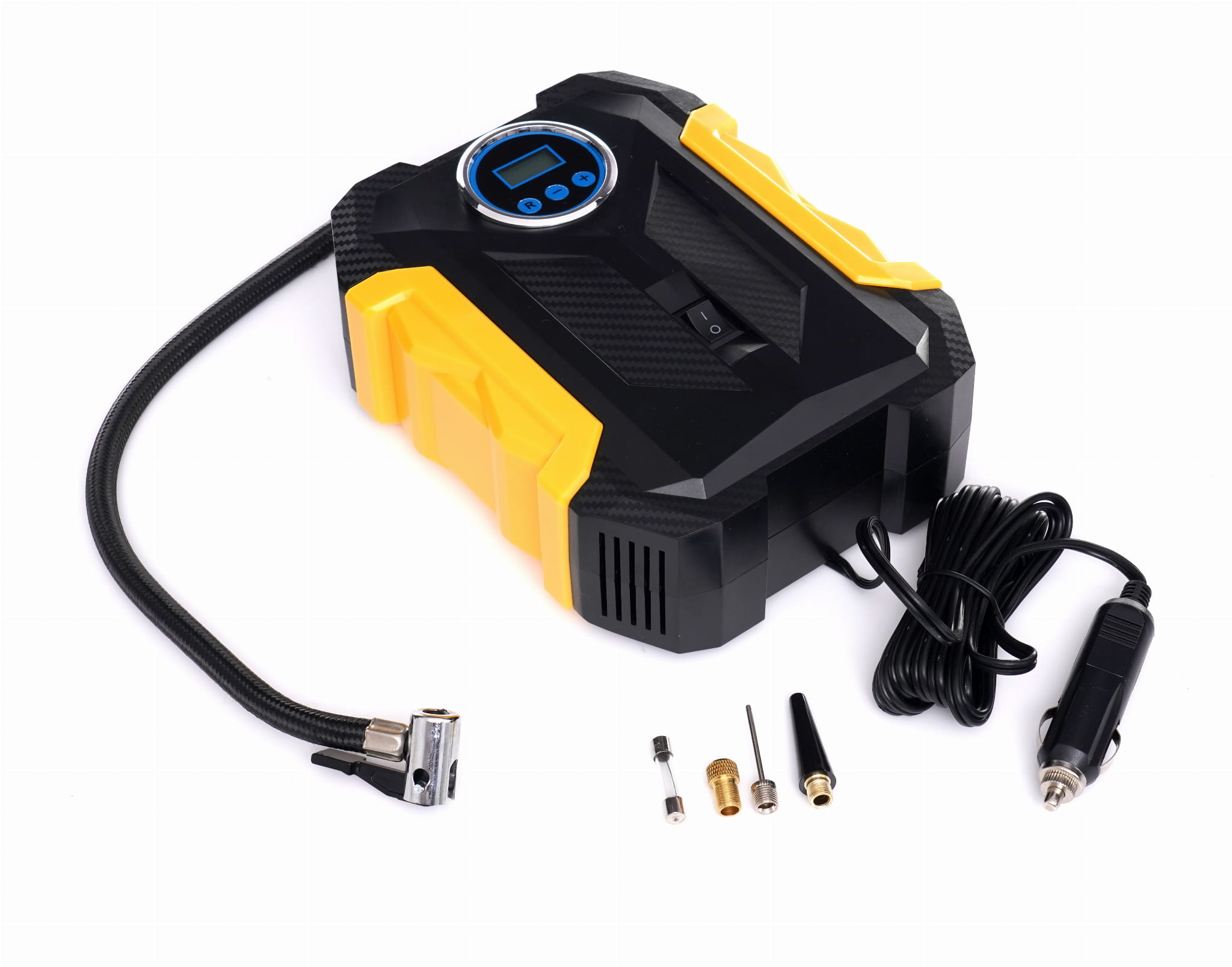 Přenosný kompresor do auta 12 V KD1487 – celkový pohled