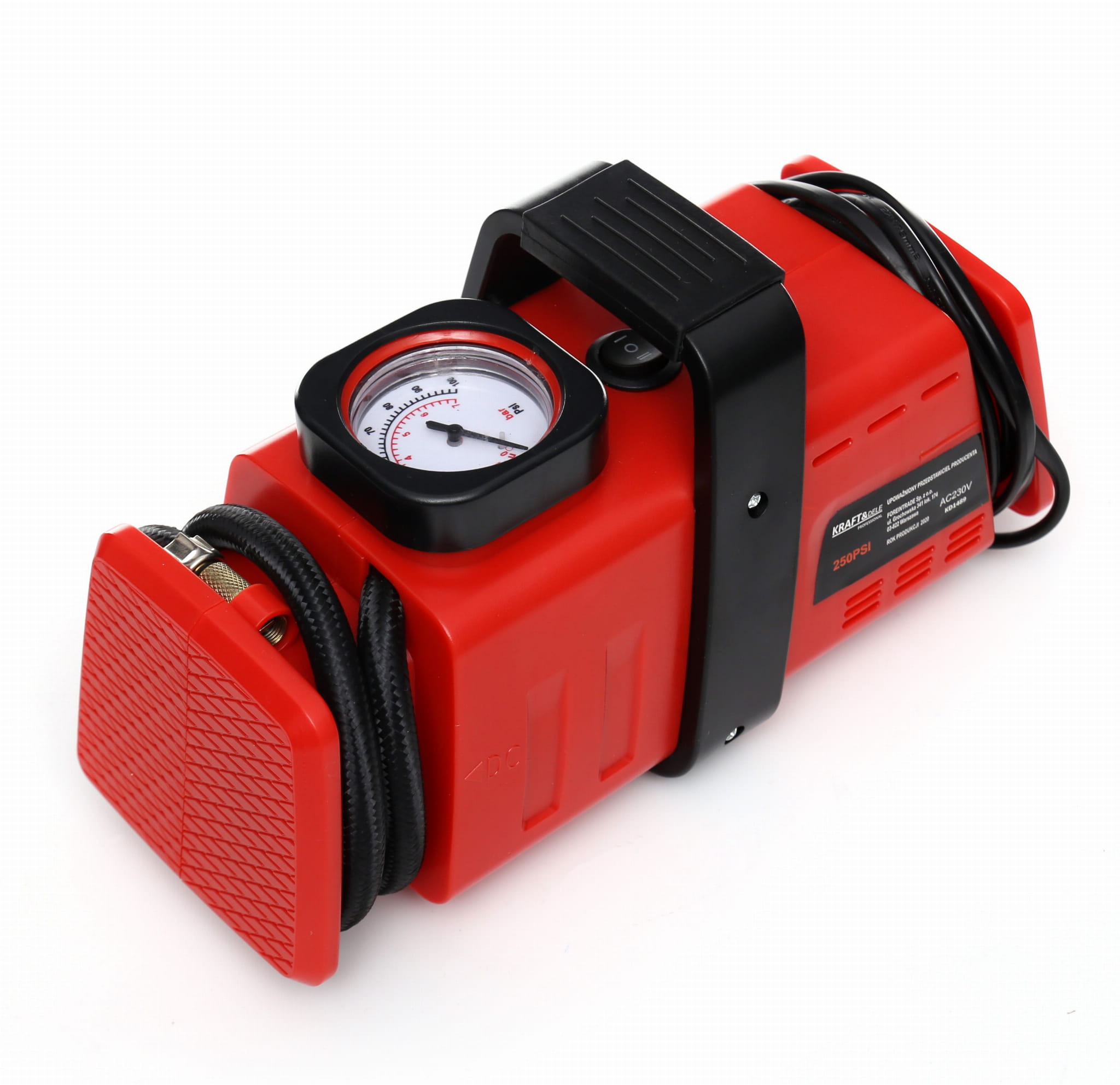 Autokompresor KD1489 – detail manometru