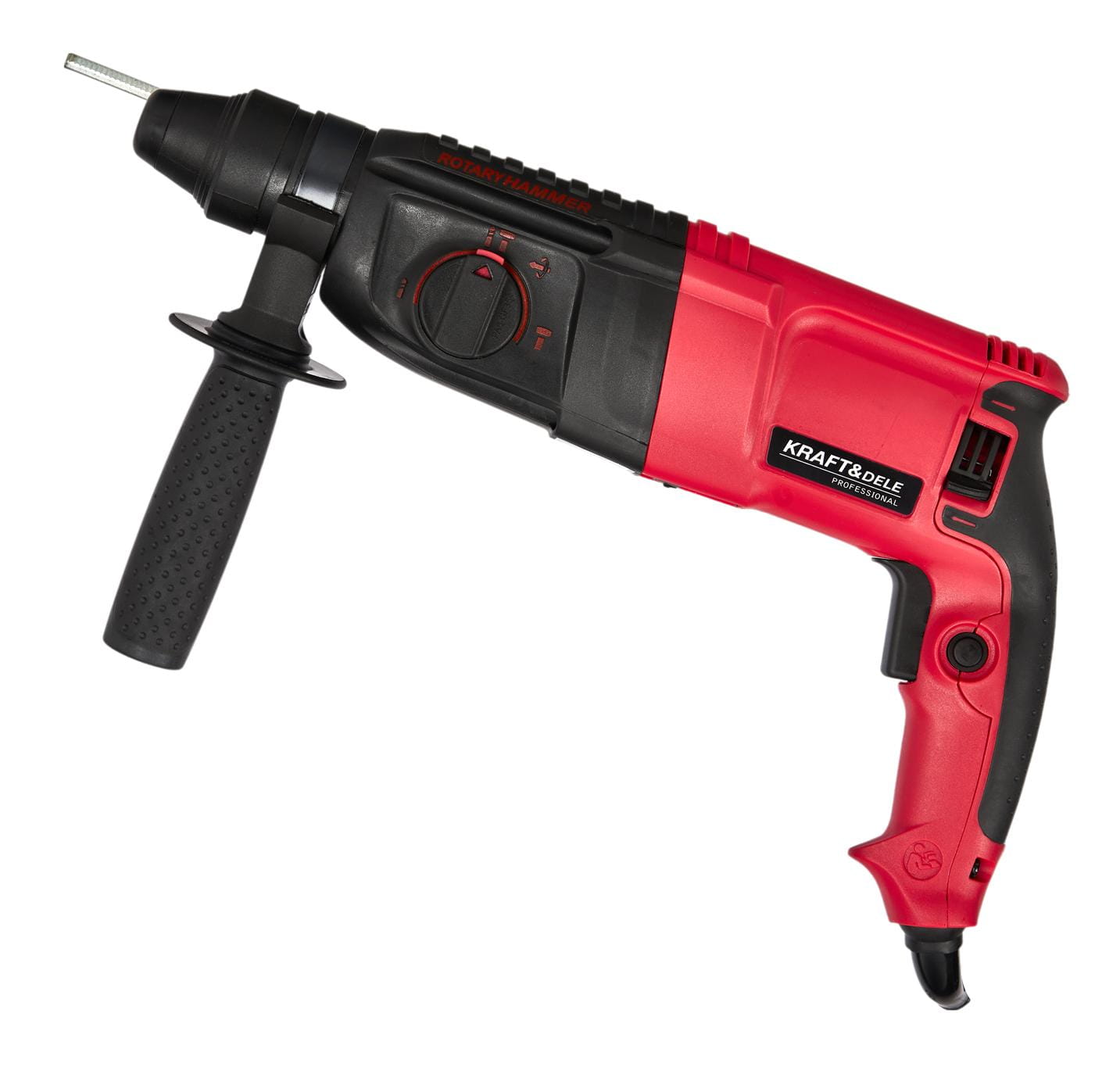 Vrtací kladivo 2600 W KRAFT&DELE KD1510 – rukojeť a ovládání