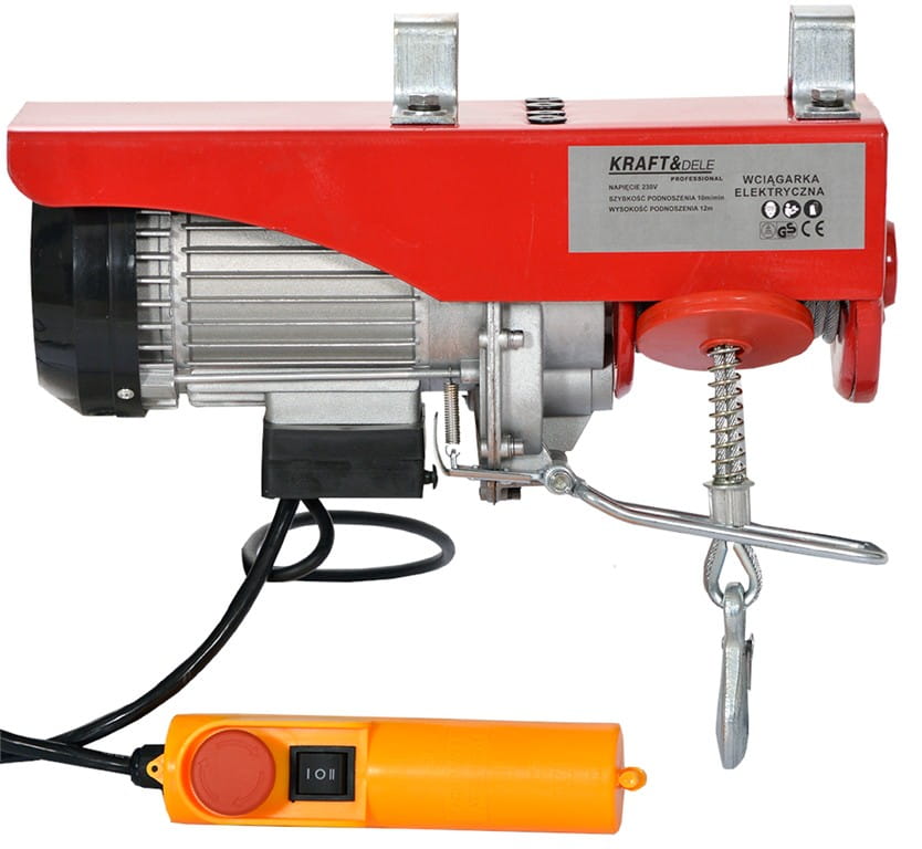 Elektrický lanový naviják 800 kg KD1526 – motor a ovládání
