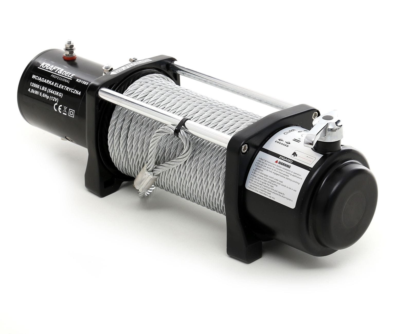Elektrický naviják KD1565 – detail motoru a navíjecího mechanismu