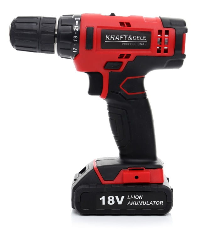 Kraft&Dele KD1566 18V Li-Ion šroubovák — celkový pohled
