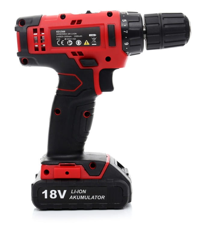 Kraft&Dele KD1566 18V Li-Ion šroubovák — detail sklíčidla