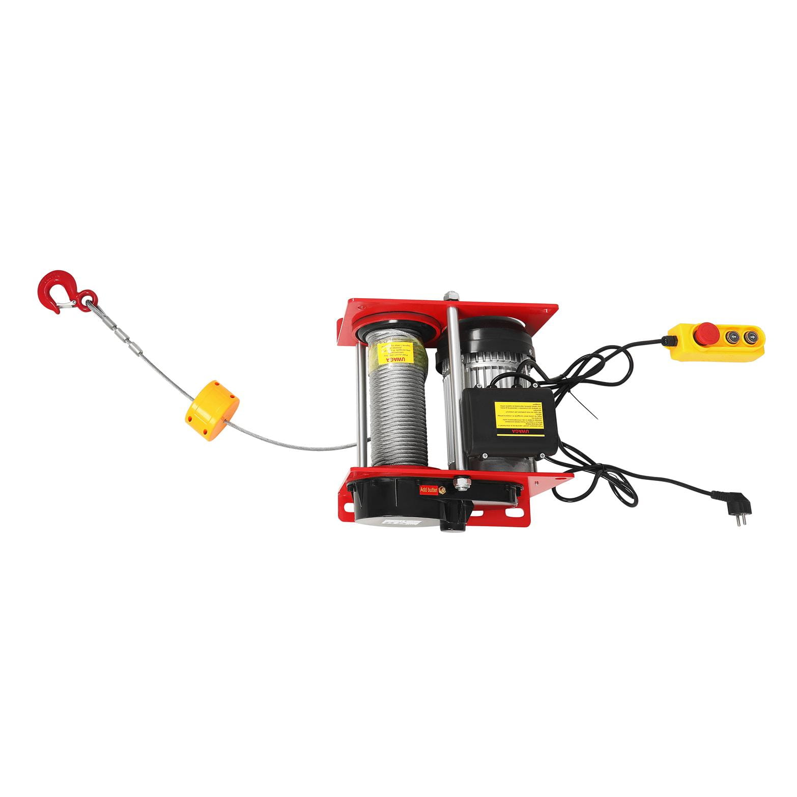 Elektrický stavební naviják KD1649 – bezpečnostní háky