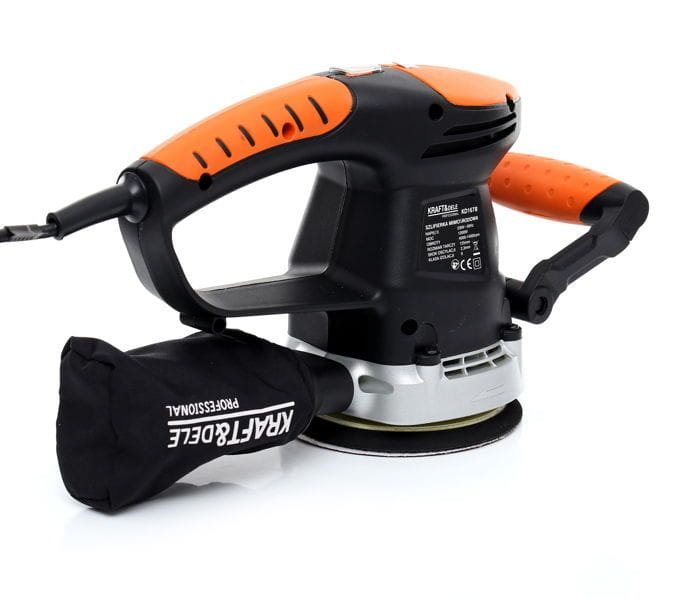 Excentrická bruska 1200 W KD1678-Y – pohled zboku