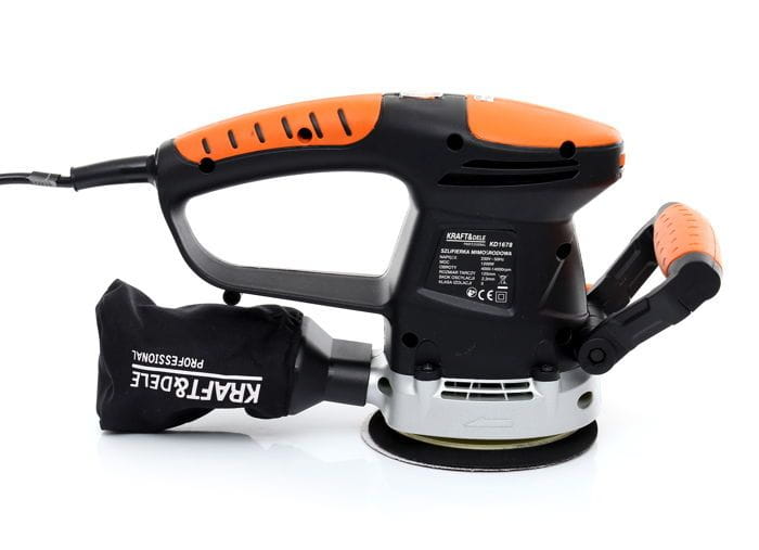 Excentrická bruska 1200 W KD1678-Y – spínač a ovládání