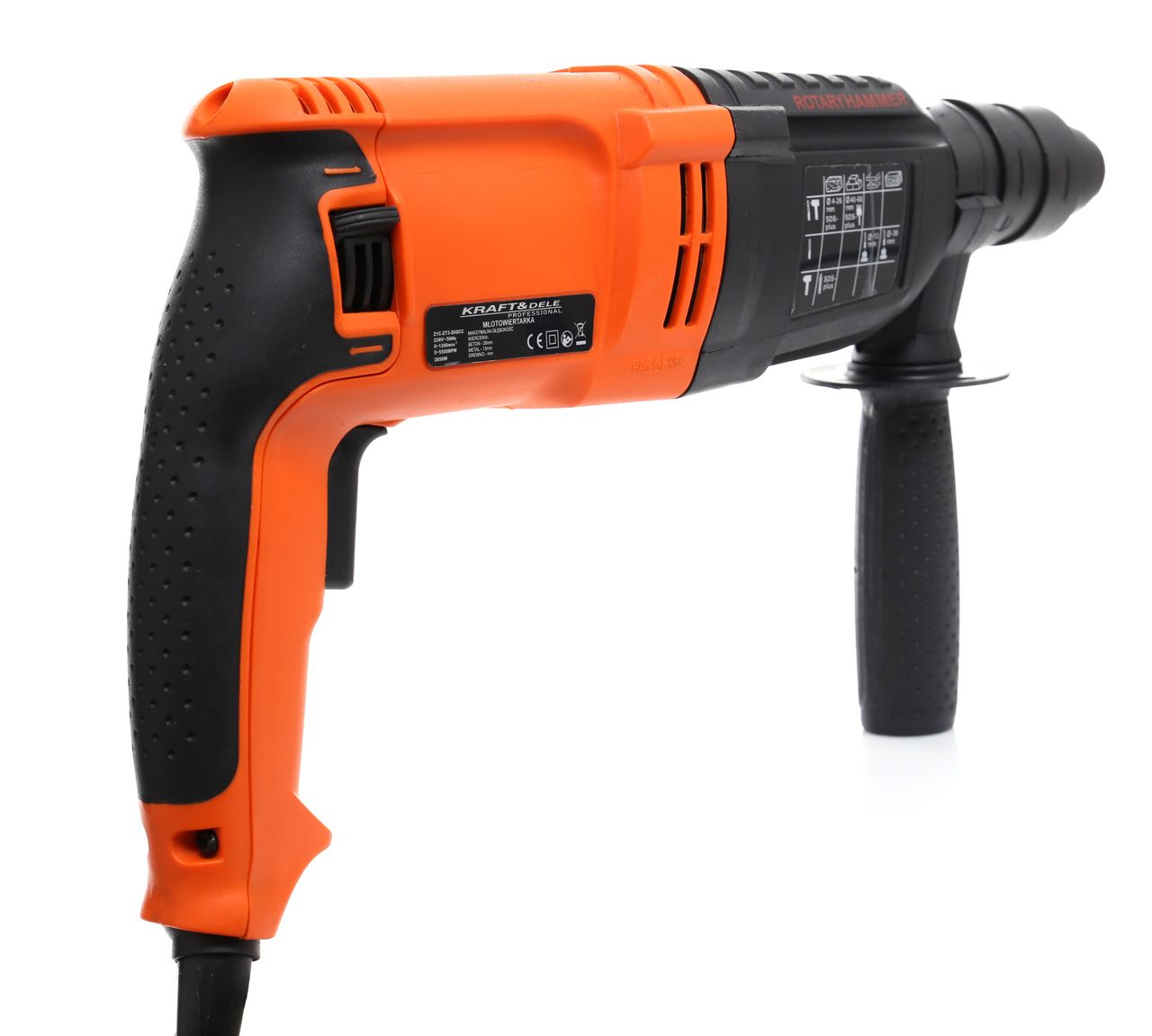 Kraft&Dele KD1690 – boční pohled na tělo kladiva