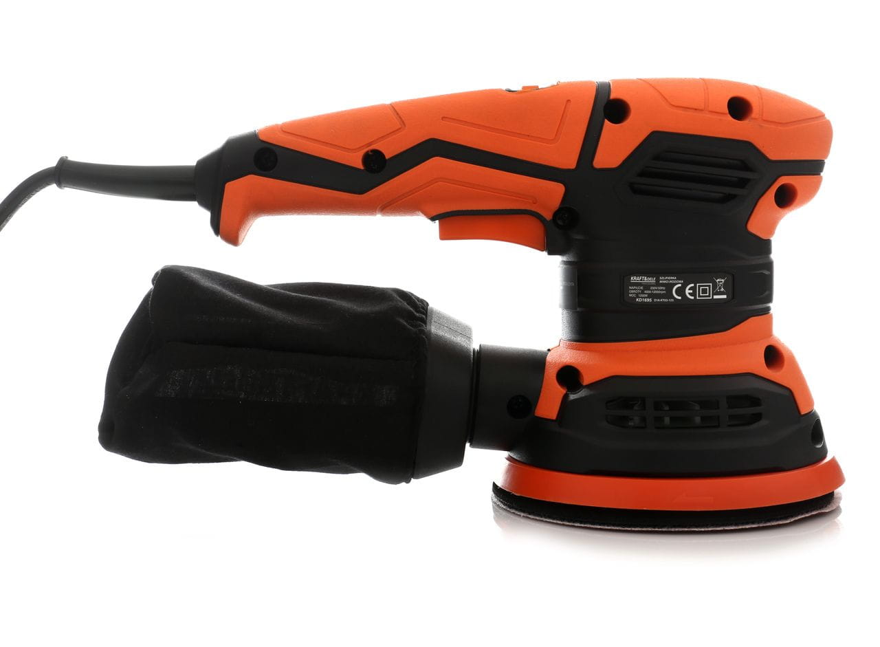 Excentrická bruska KD1695 – příslušenství v balení